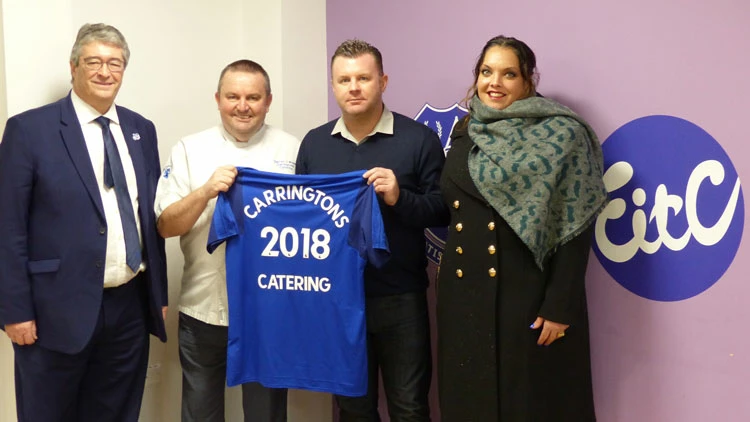 Carringtons Catering 'kicks off' partnership with Everton in the Community