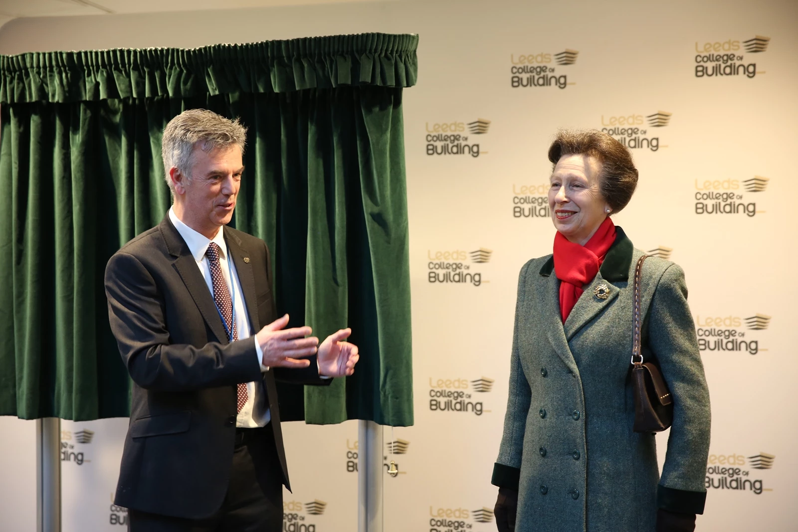 Ian Billyard with Princess Anne