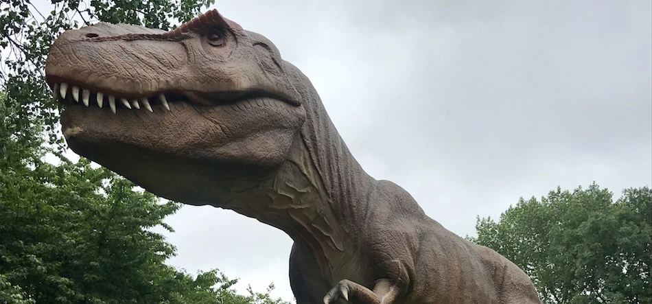 DinoFalls will feature life-sized moving dinosaurs