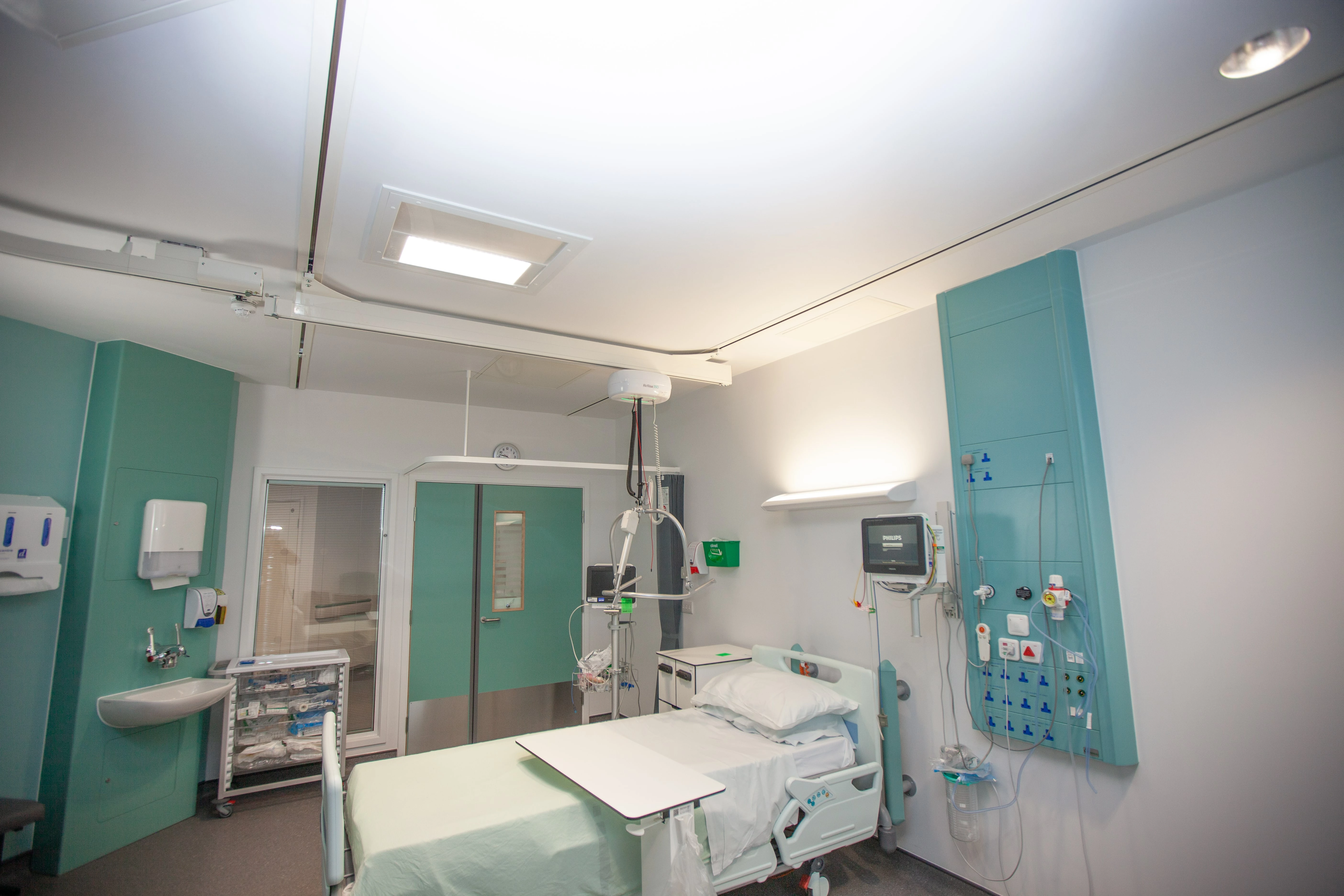 One of the bariatric bedrooms at the new Chase Farm Hospital.