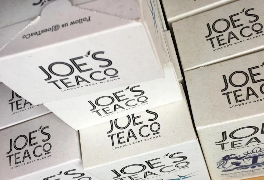 Joe's Tea Company's range.