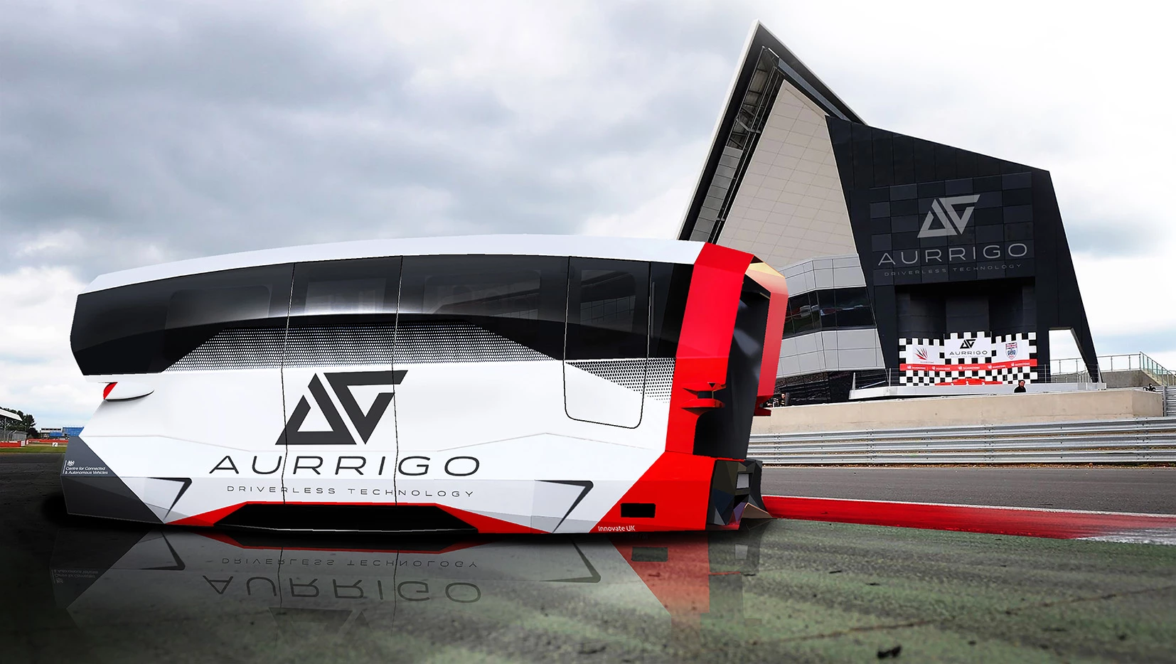 Aurrigo's autonomous shuttle