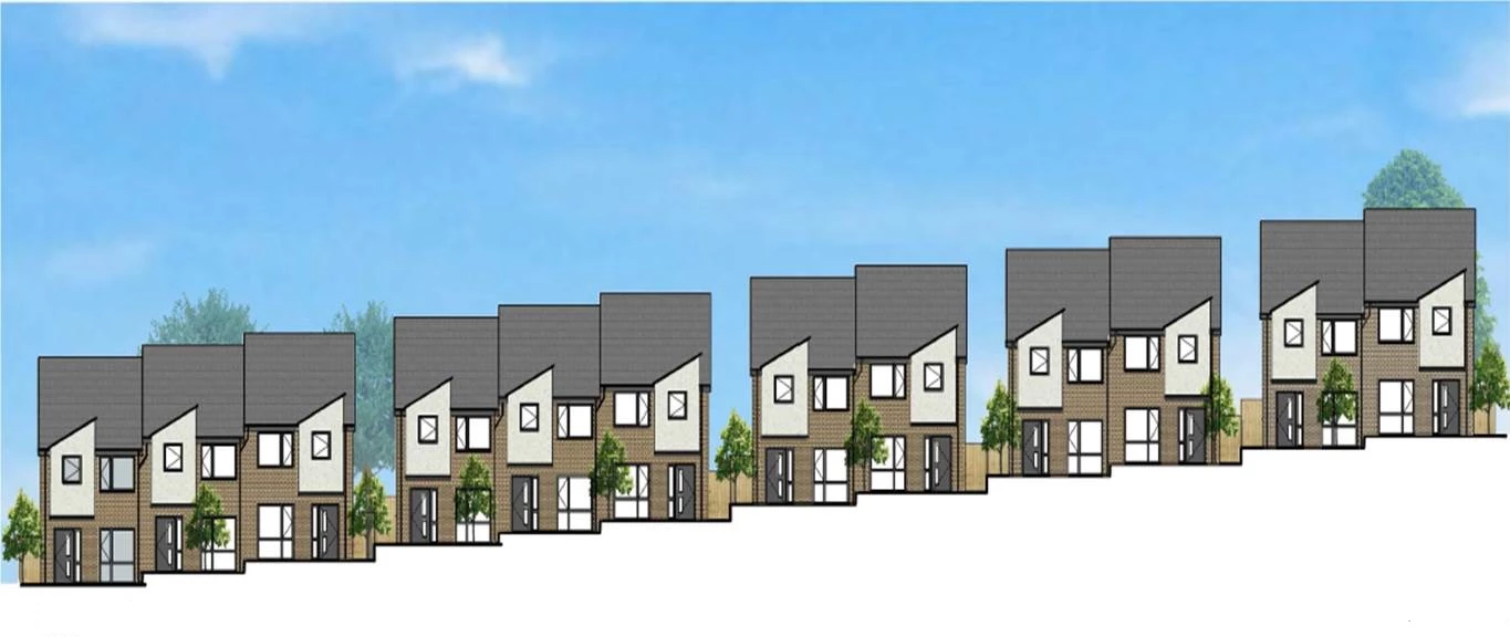 How the new homes in Matterdale Road, Peterlee, will look.
