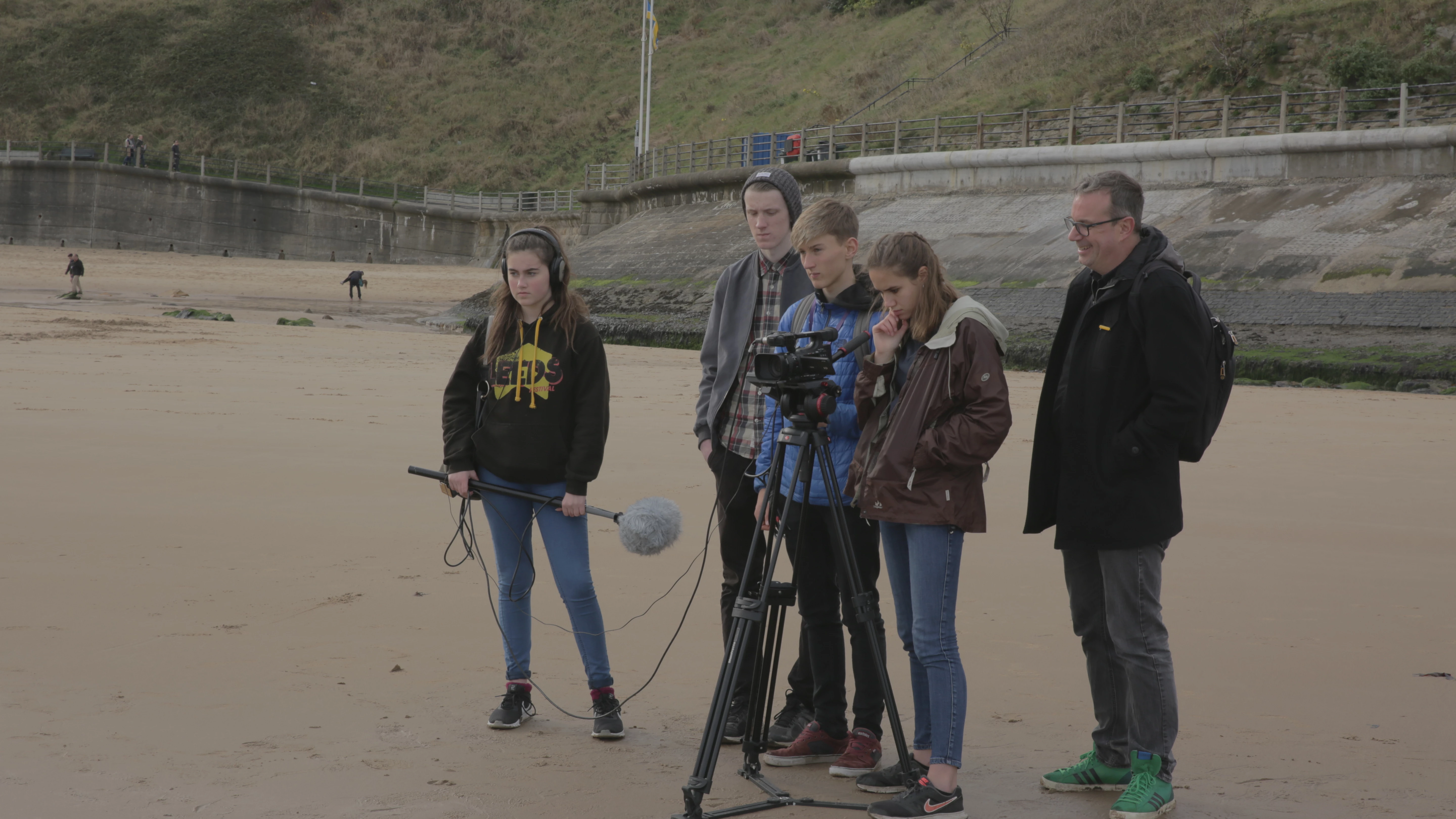 Young people filming - Northern Stars