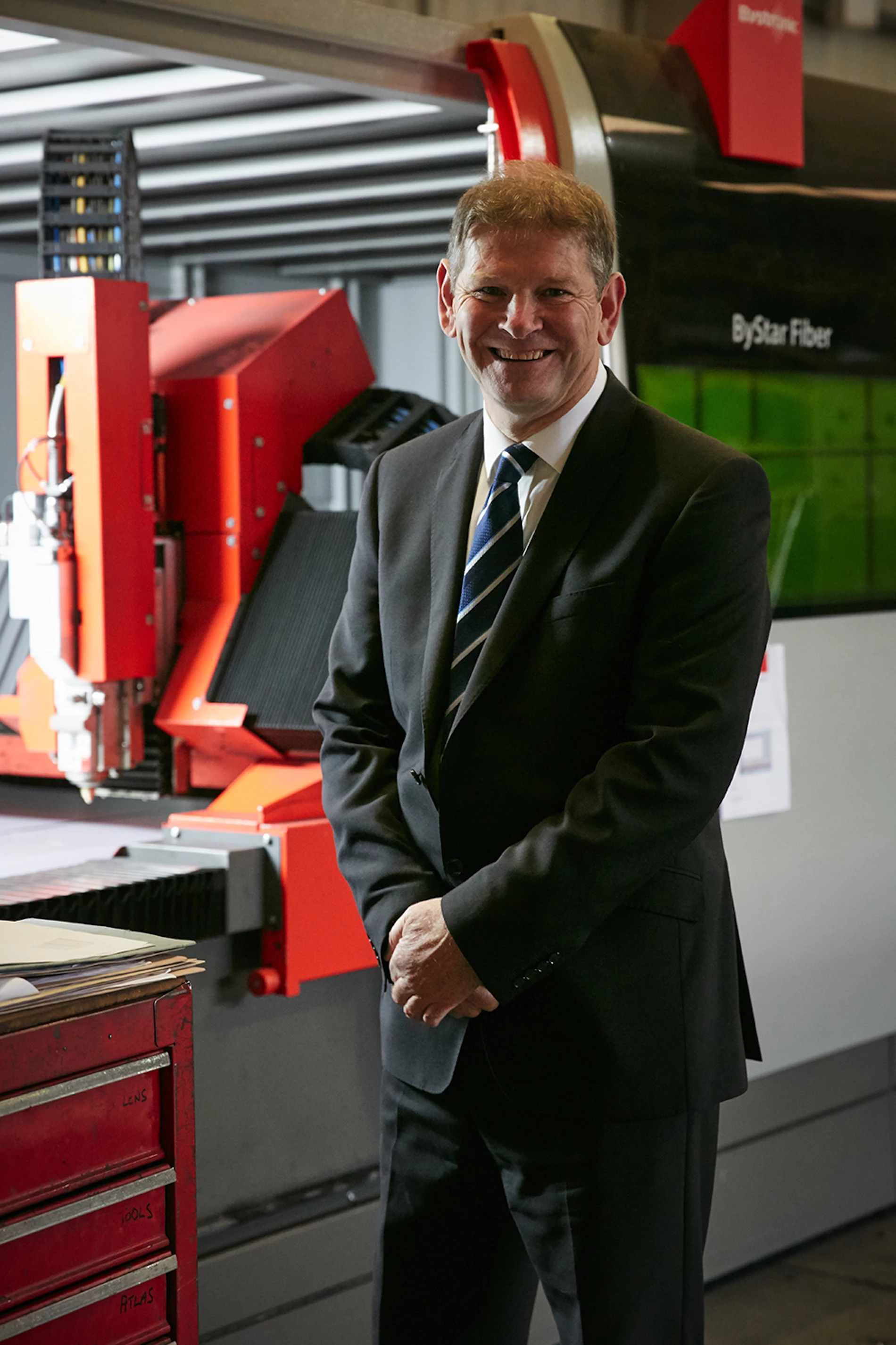 Charles Corner, managing director of Malton Laser.