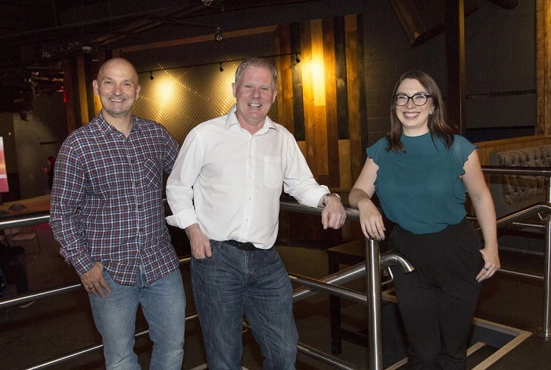 (L-R) Michael Shane, Peoples Strategy Director, Stewart Renfrew, Managing Direct, and Carolyn Simpson, Marketing Manager.