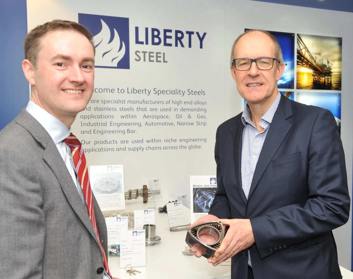 (L-R) Chris McDonald with Jon Bolton, CEO of Liberty Steel Continental Europe