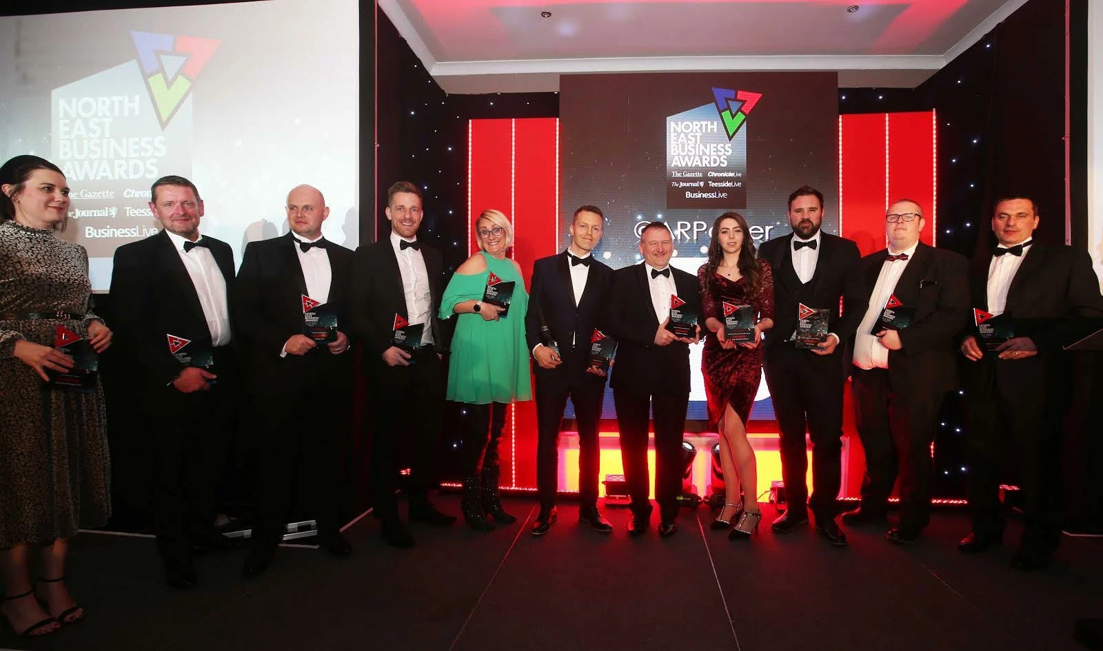 Paul Lucherini fourth from left at last year's awards
