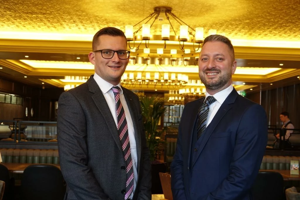 Hospitality Industry Experts! Pictured are Matt Rose (left) and Graham Usher 