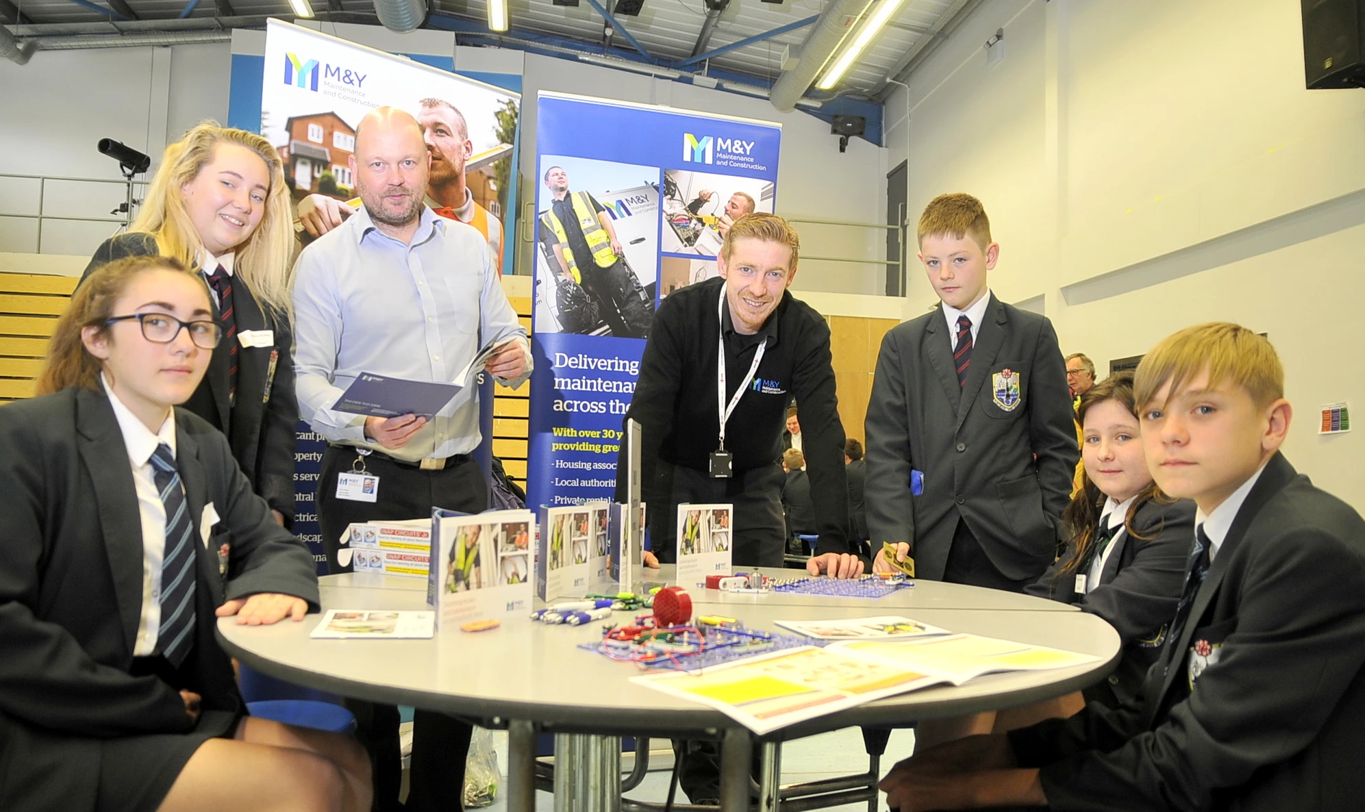 Fleetwood Pupils with M&Y Maintenance and Construction