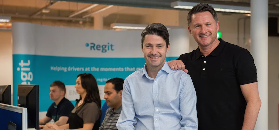 Regit CEOs Terry Hogan (left) and Chris Ashton-Green