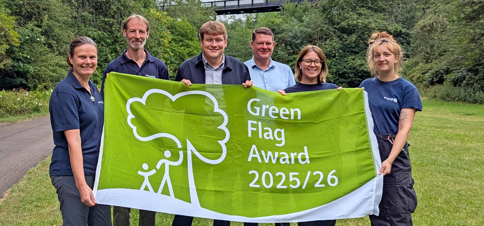 Newcastle City Council Green Flag Award 2025.jpg