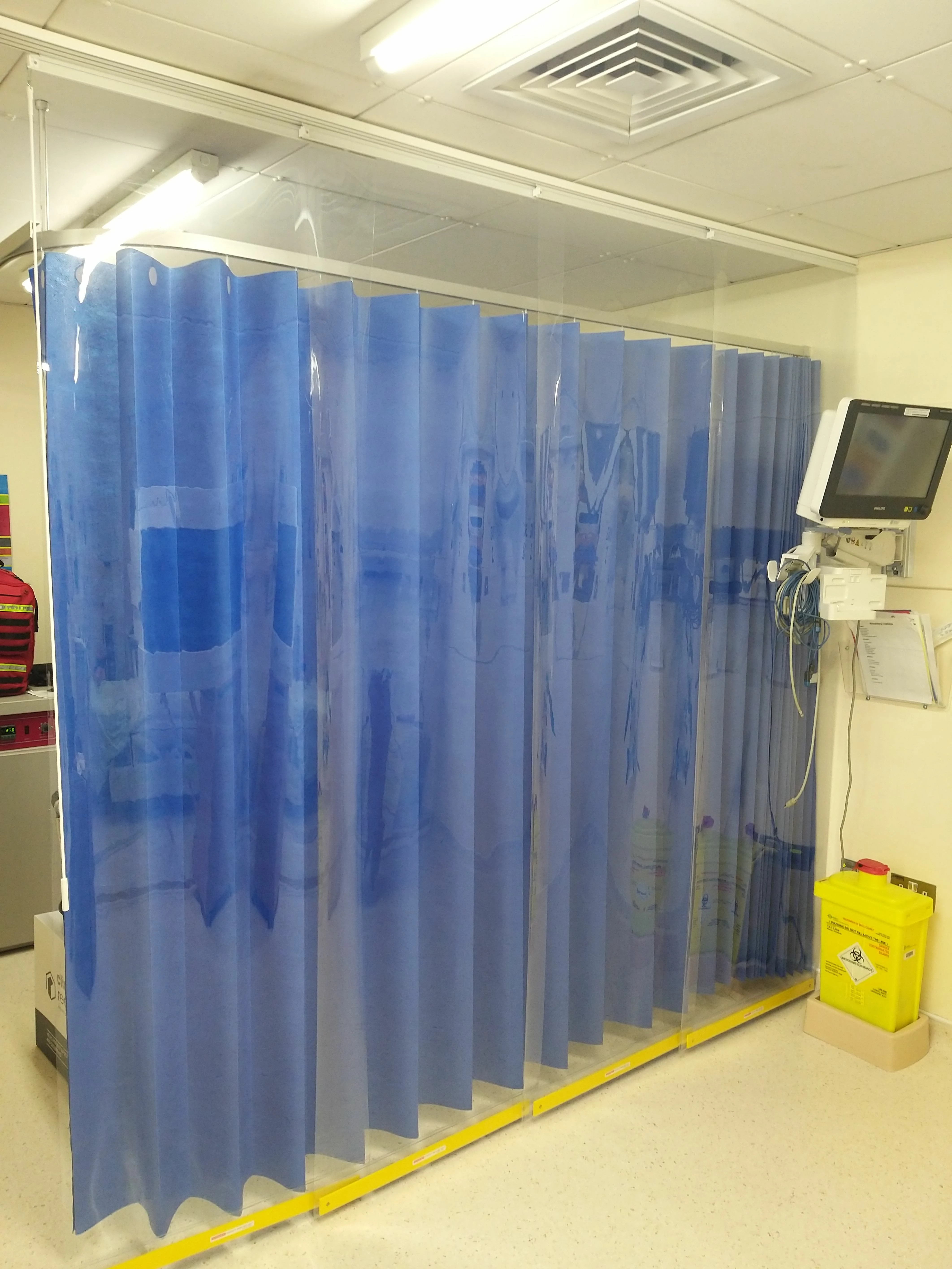 Tritonpeak's retractable infection control screens helping increase NHS bed capacity