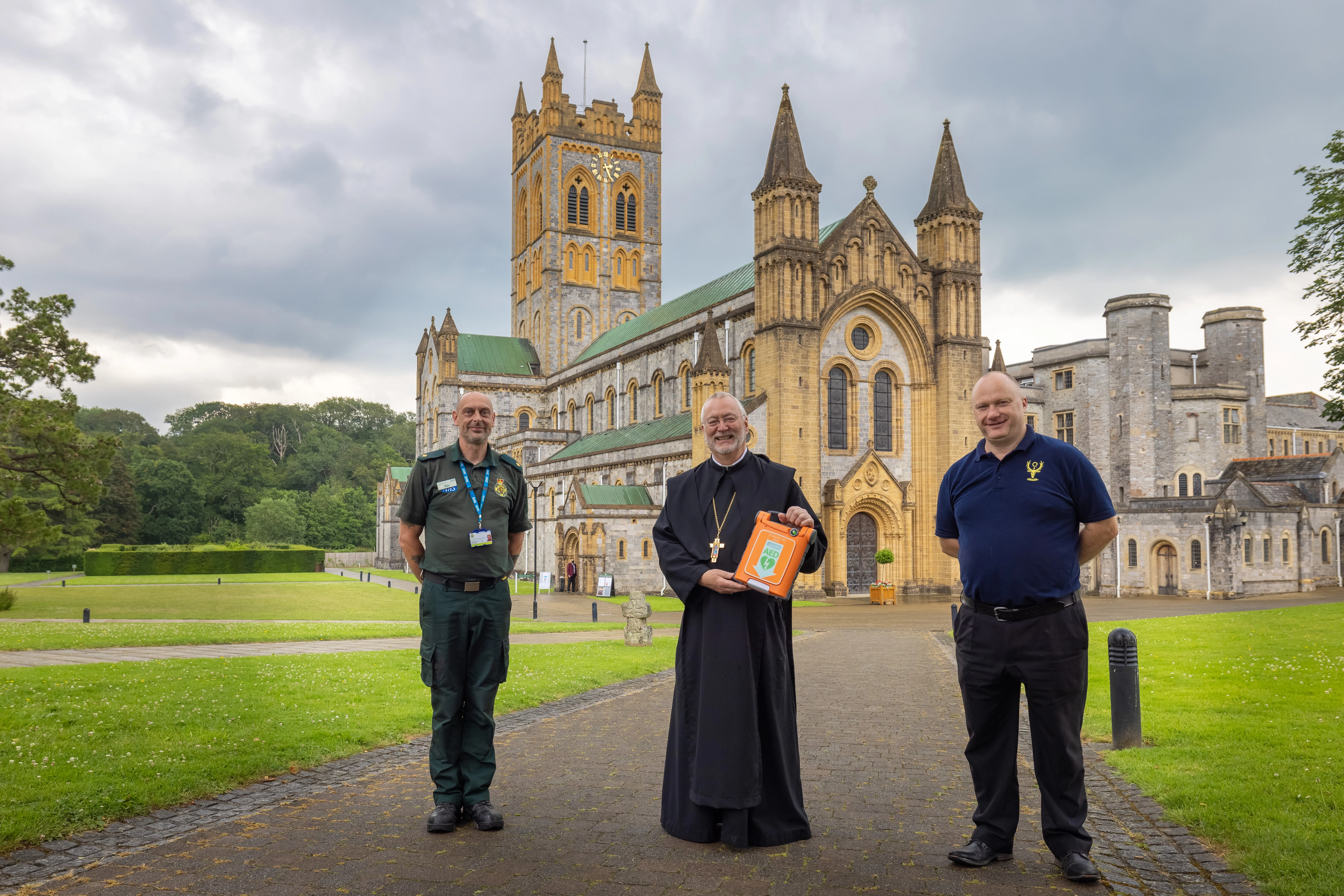 Kevin Bowyer, Assistant Community Responder Officer, South Western Ambulance Service Foundation Trust, South & West Devon Abbot David Charlesworth, Buckfast Abbey Ian Stone, Health and Safety Officer at Buckfast Abbey