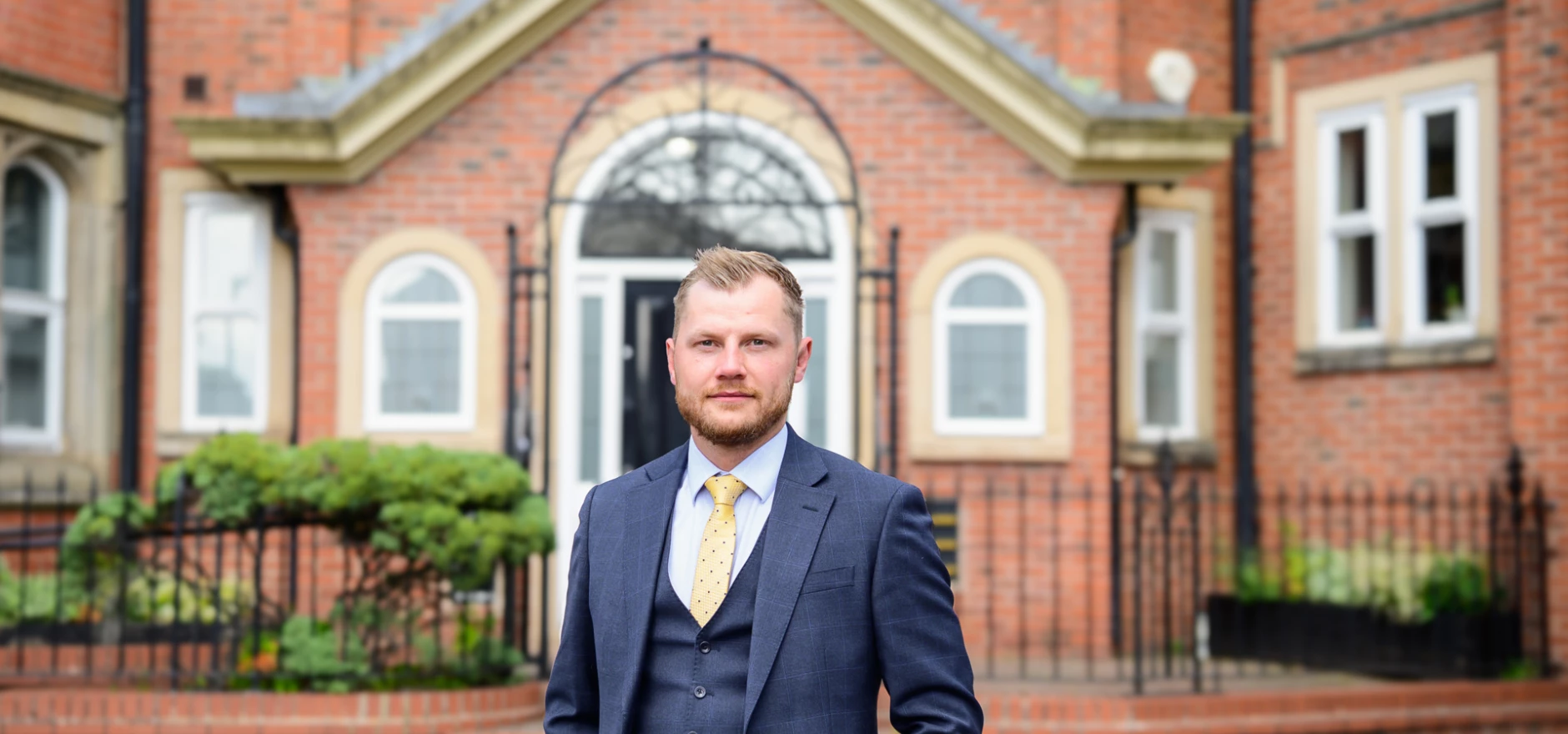 Kamil Tomaszewski outside Warrant House in Altrincham.jpg