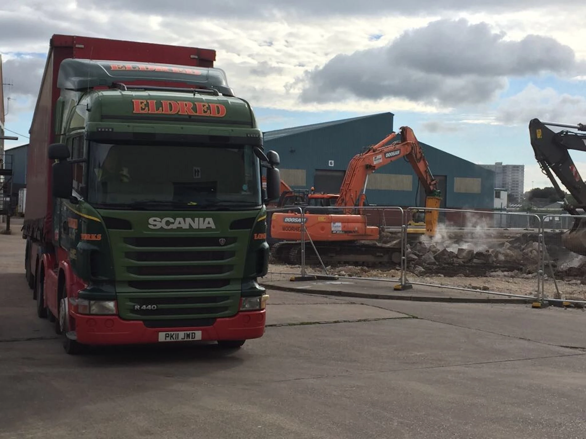 Work is underway on the new automated warehouse in Doncaster.
