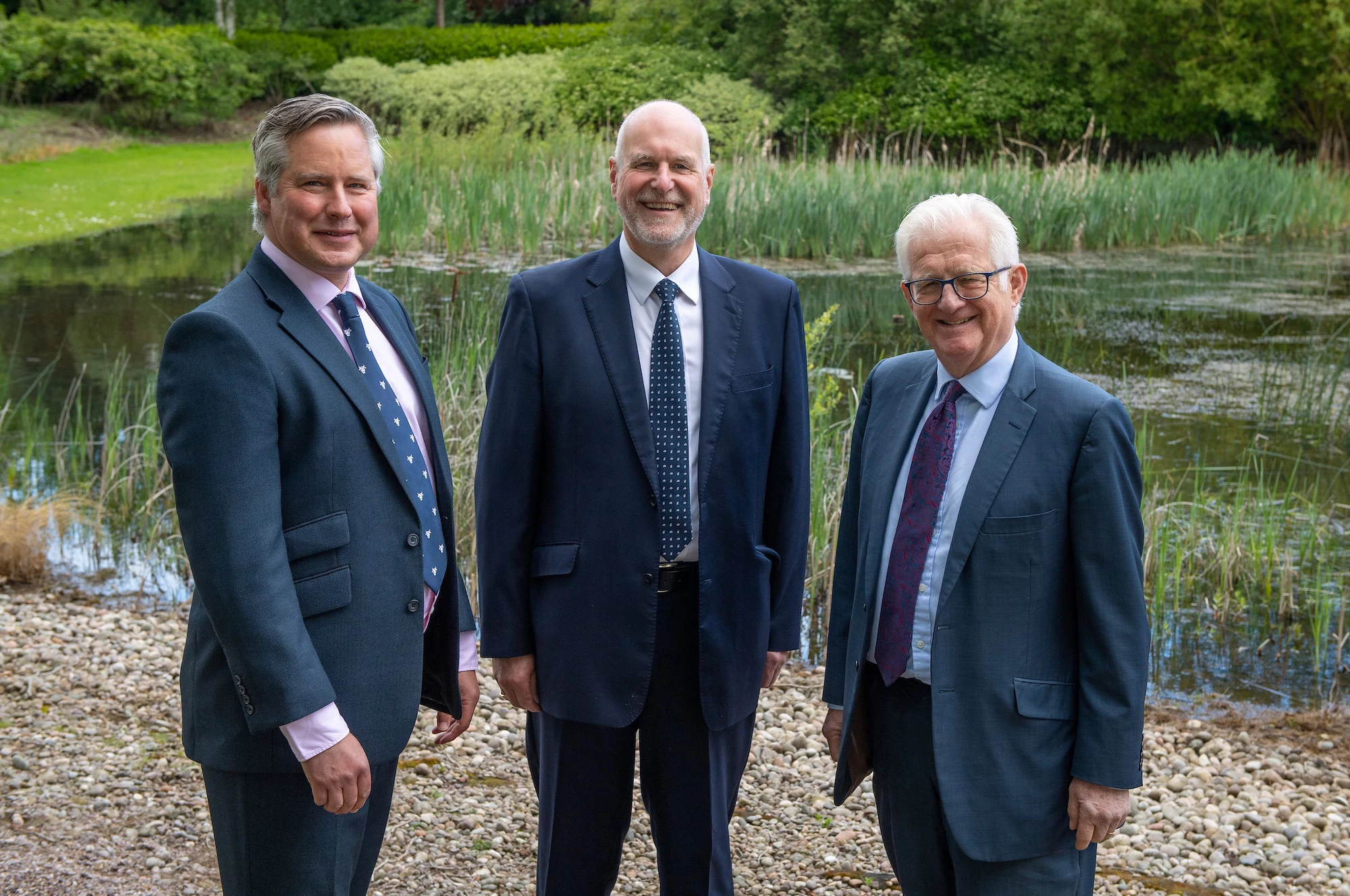Charles Smith is welcomed to Bromwich Hardy by Tom Bromwich and fellow founding partner Richard Hardy