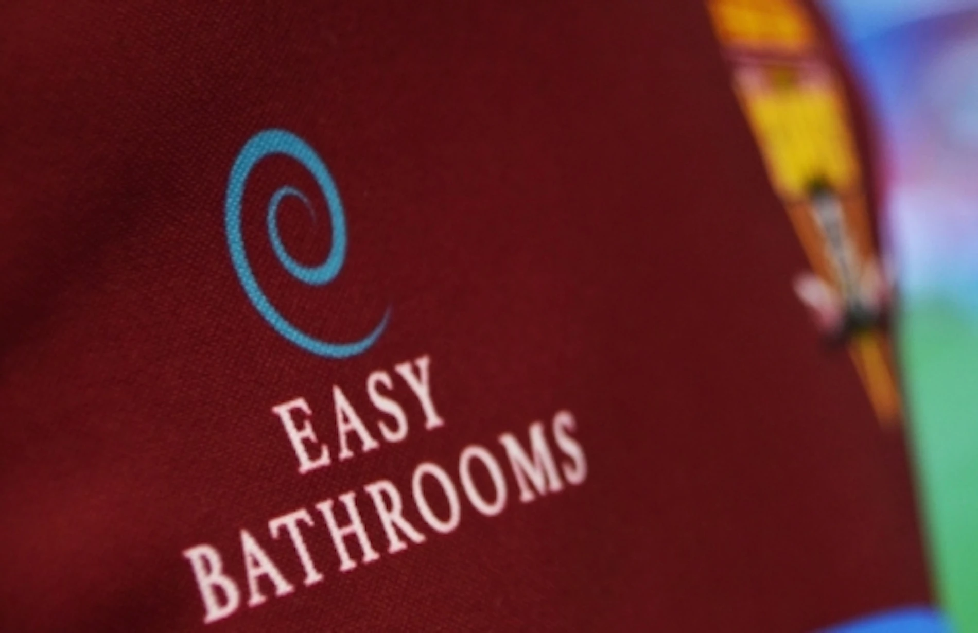 Easy Bathroom's logo will adorn the chest of Huddersfield Giant's home kit. 