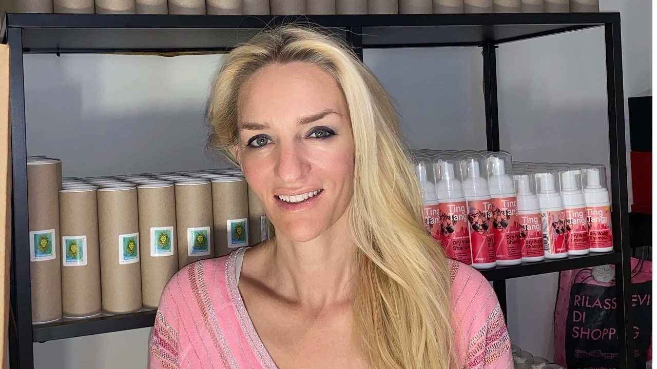 Purdey Collier, TingTang Dry Wash Shampoo Founder, named as a Most Inspiring Female Founder 