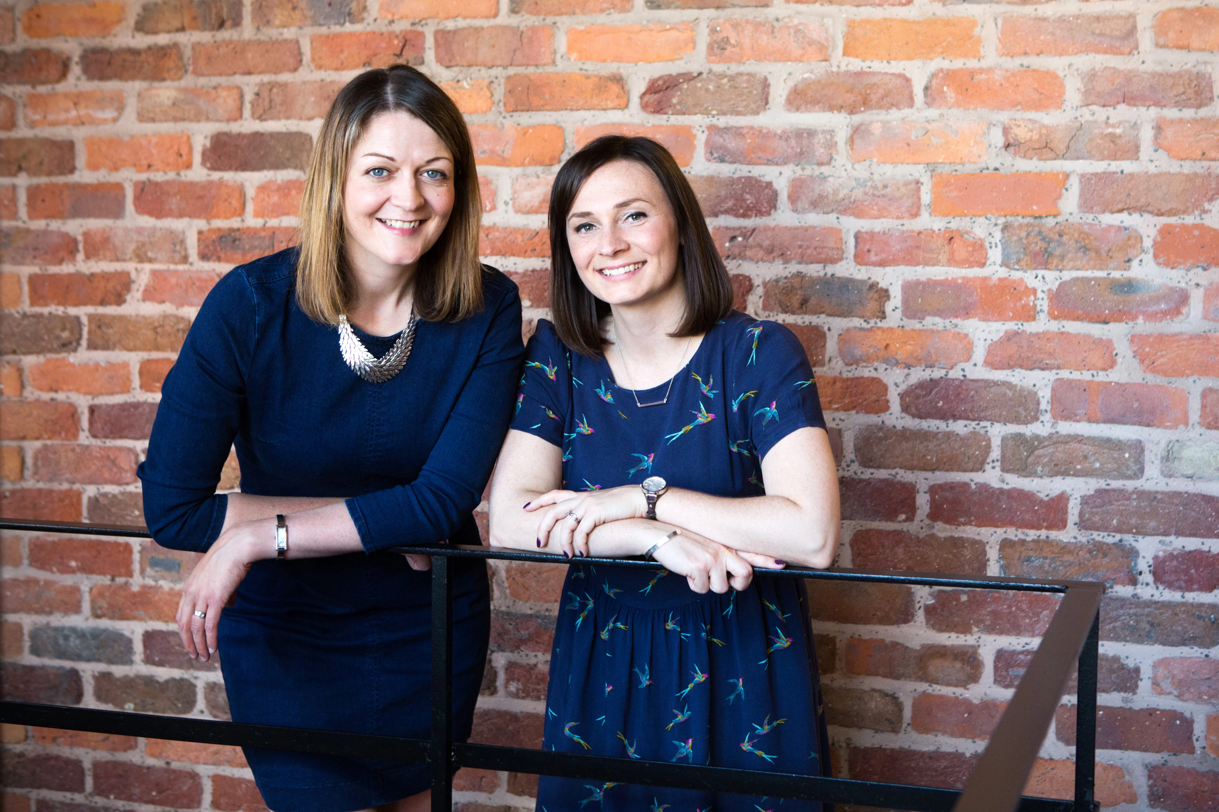 (r-l) Founder of HAN Communications, Hannah McGivern, pictured with Marketing and Communications Consultant, Anna Scott.