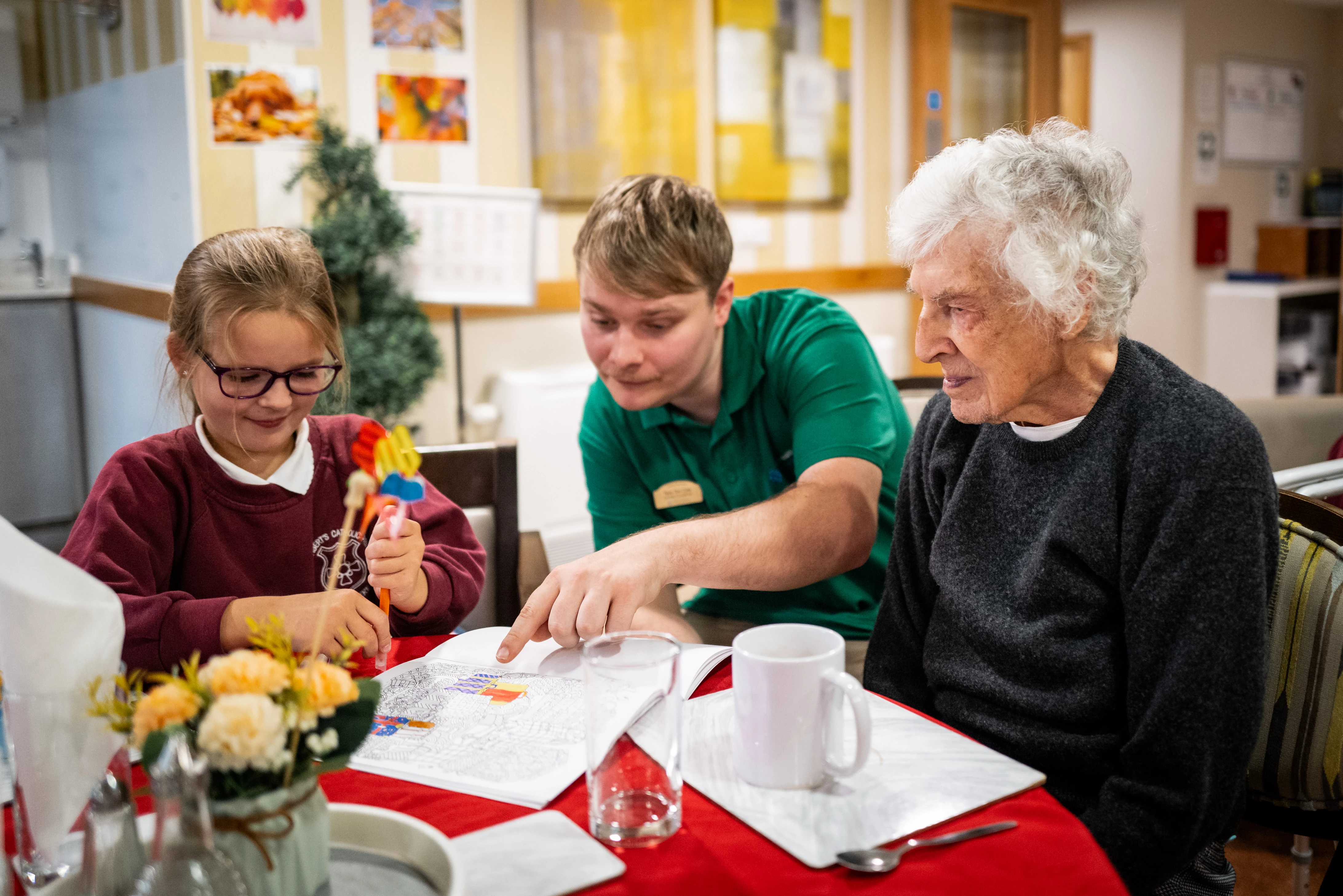 Primary pupils meet pen pals at Abbey Healthcare's Kendal Care Home