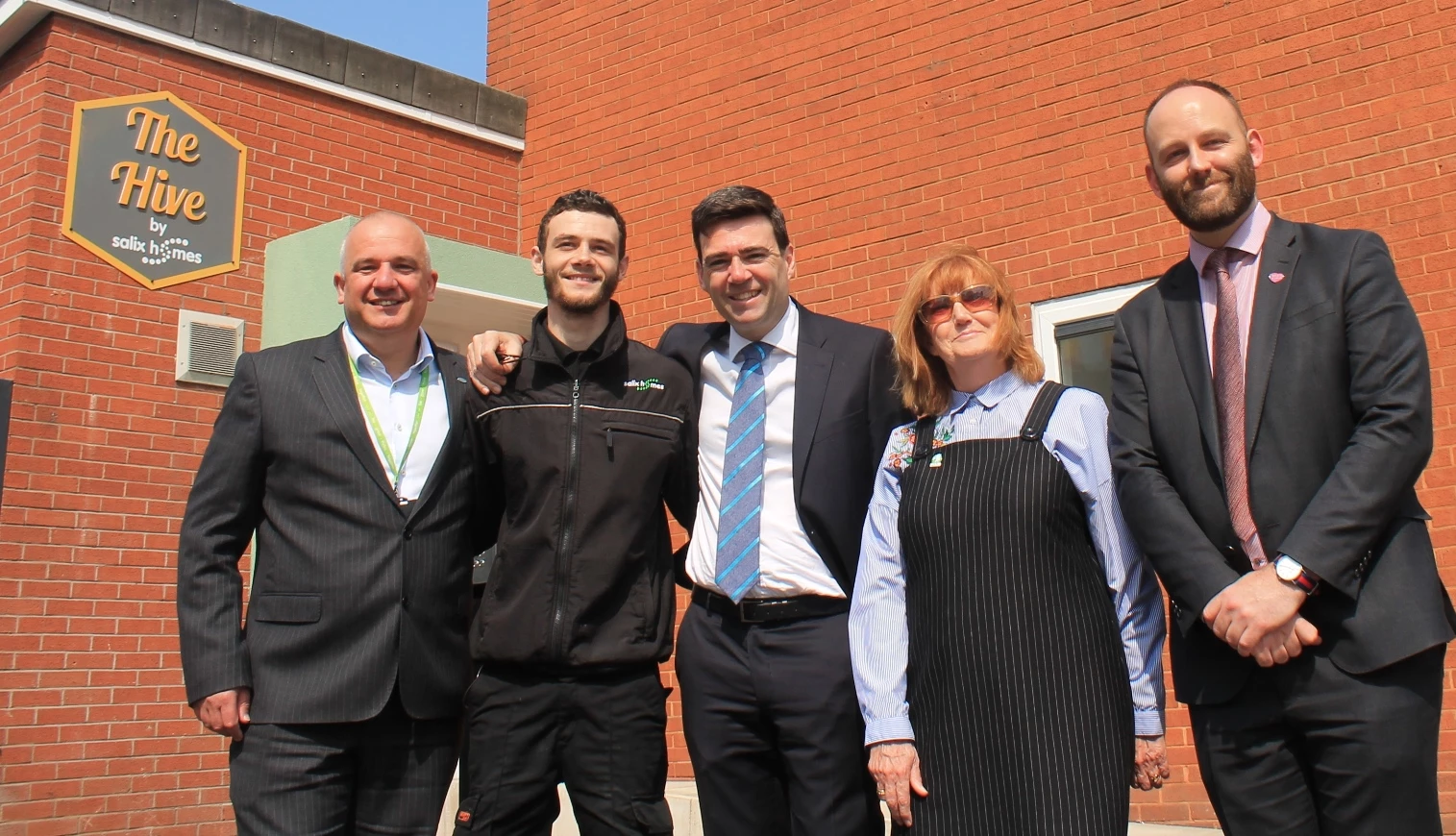 Mayor of Greater Manchester Andy Burnham at the launch of The Hive