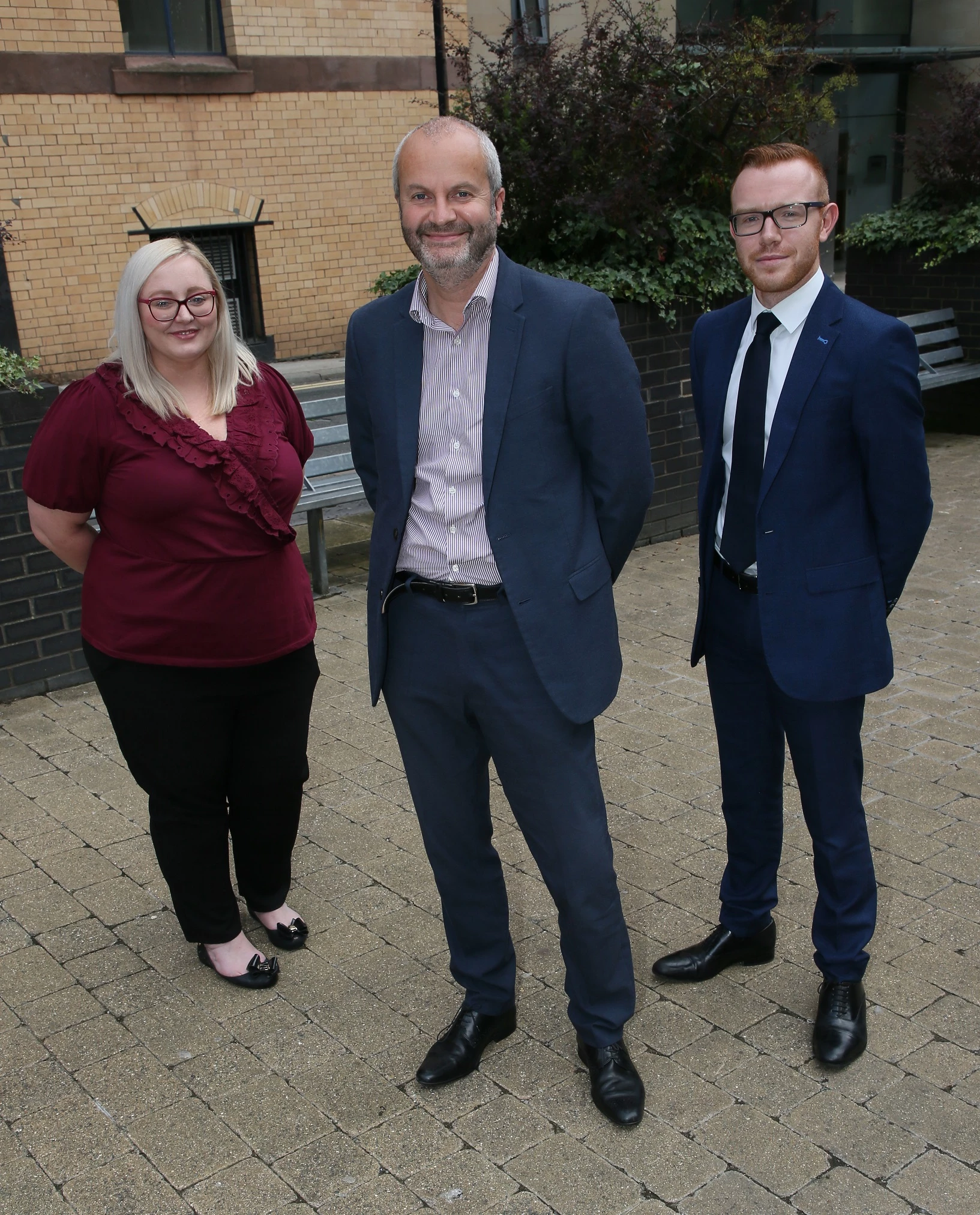 l-r: Michelle Southworth, Richard Johnson, Gary Evans