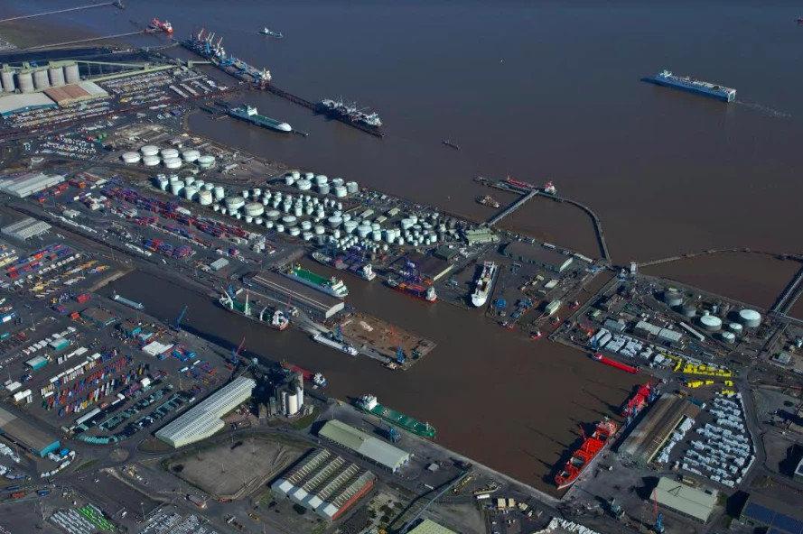 Ward’s new deep sea export terminal facility opened this month at Immingham Dock, South Humberside.