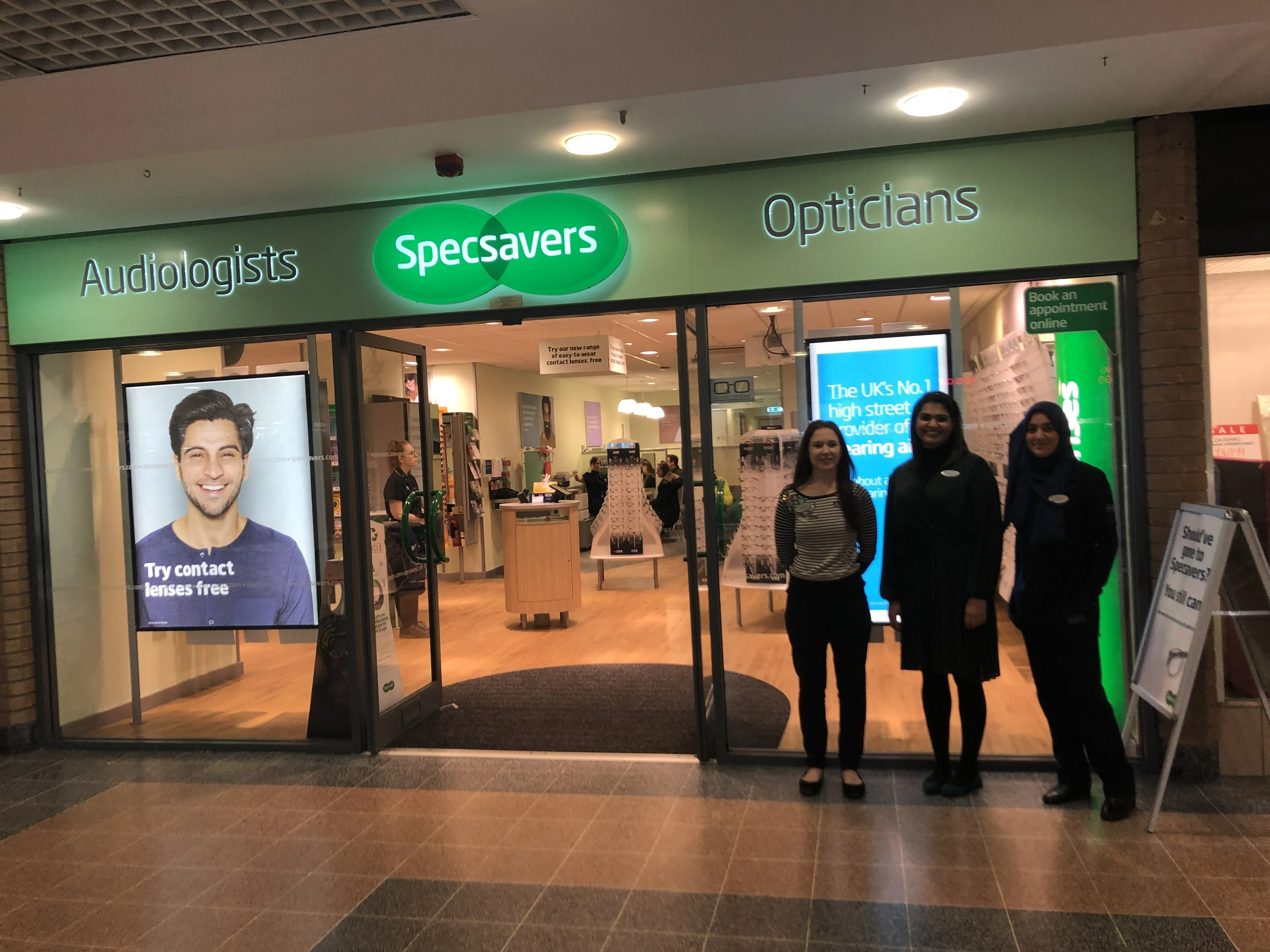 New employees at Specsavers Sale