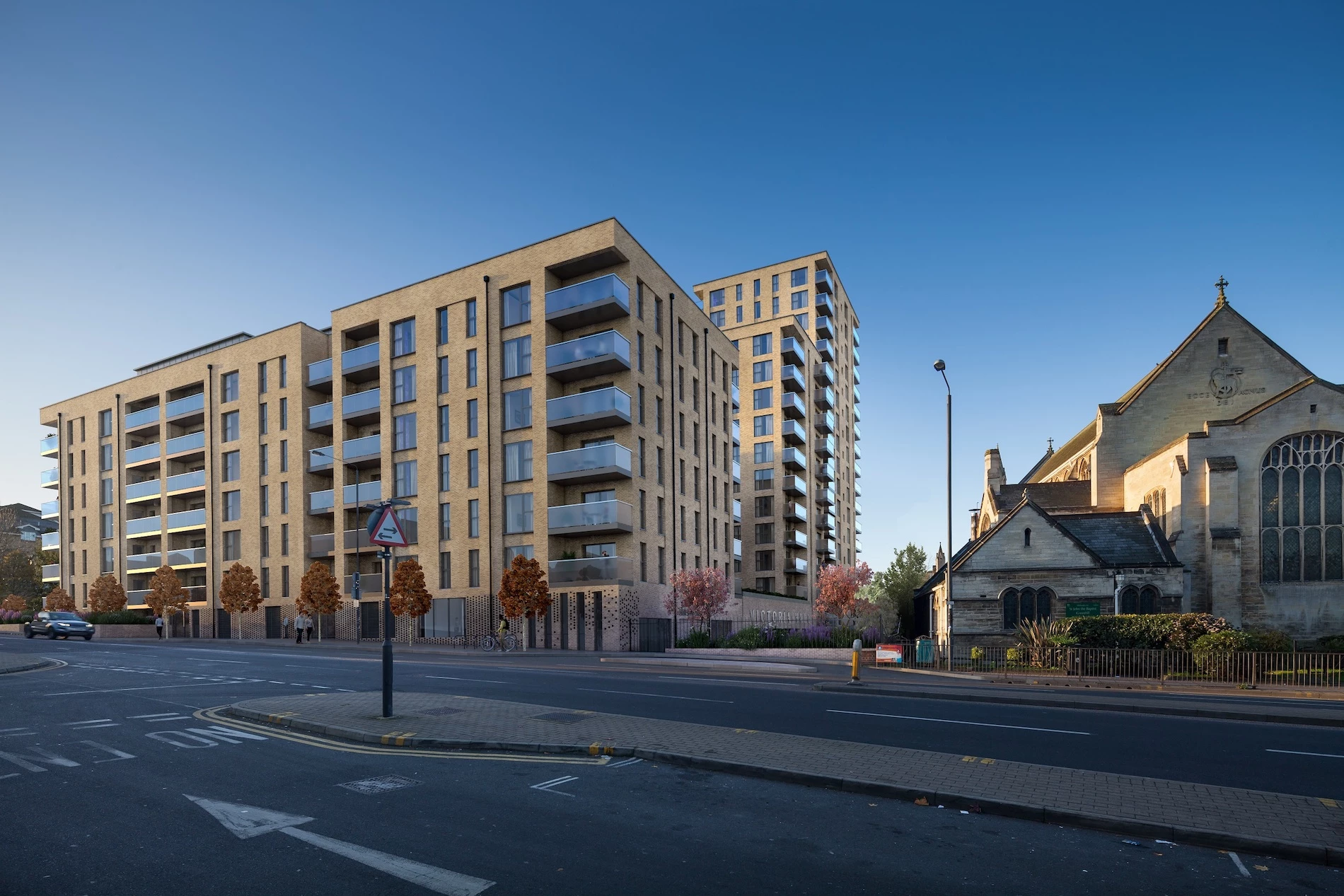 A CGI of the development on the former Cumberland Hotel site. 