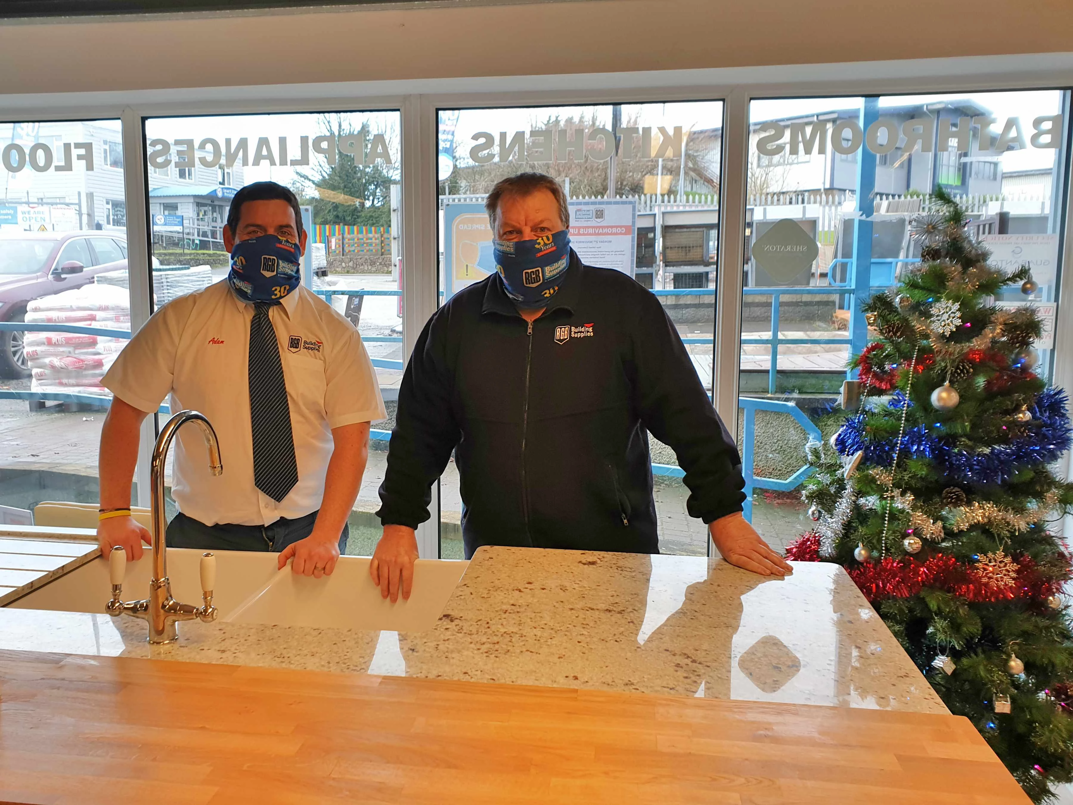 Adam Davis, Branch Manager at RGB Launceston, and Murray Hansford, Assistant Branch Manager at RGB Launceston.