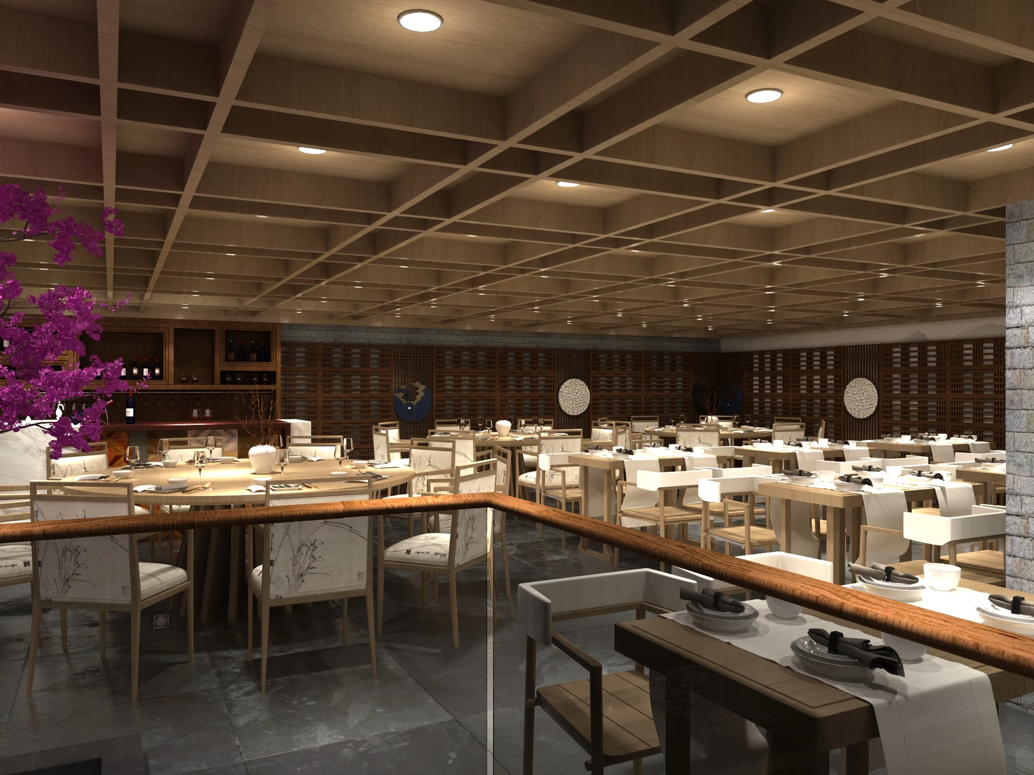 JinLi Chinatown's interiors will feature wooden panels and soft lighting