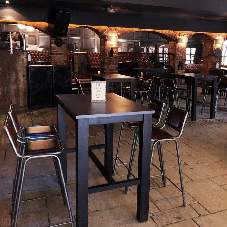 J.N.Rusticus bar stools in the refurbished Dickens Inn, Middlesbrough