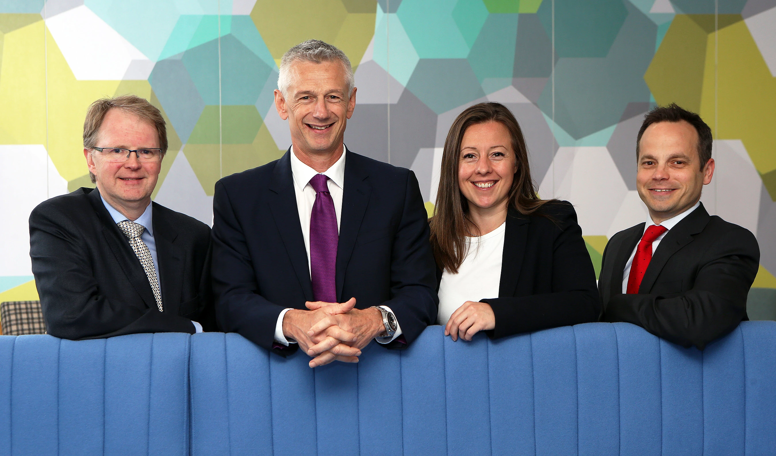 Trethowans partners Mark Daniels, Chris Whiteley, Kathryn Casey-Evans and Mike Watson