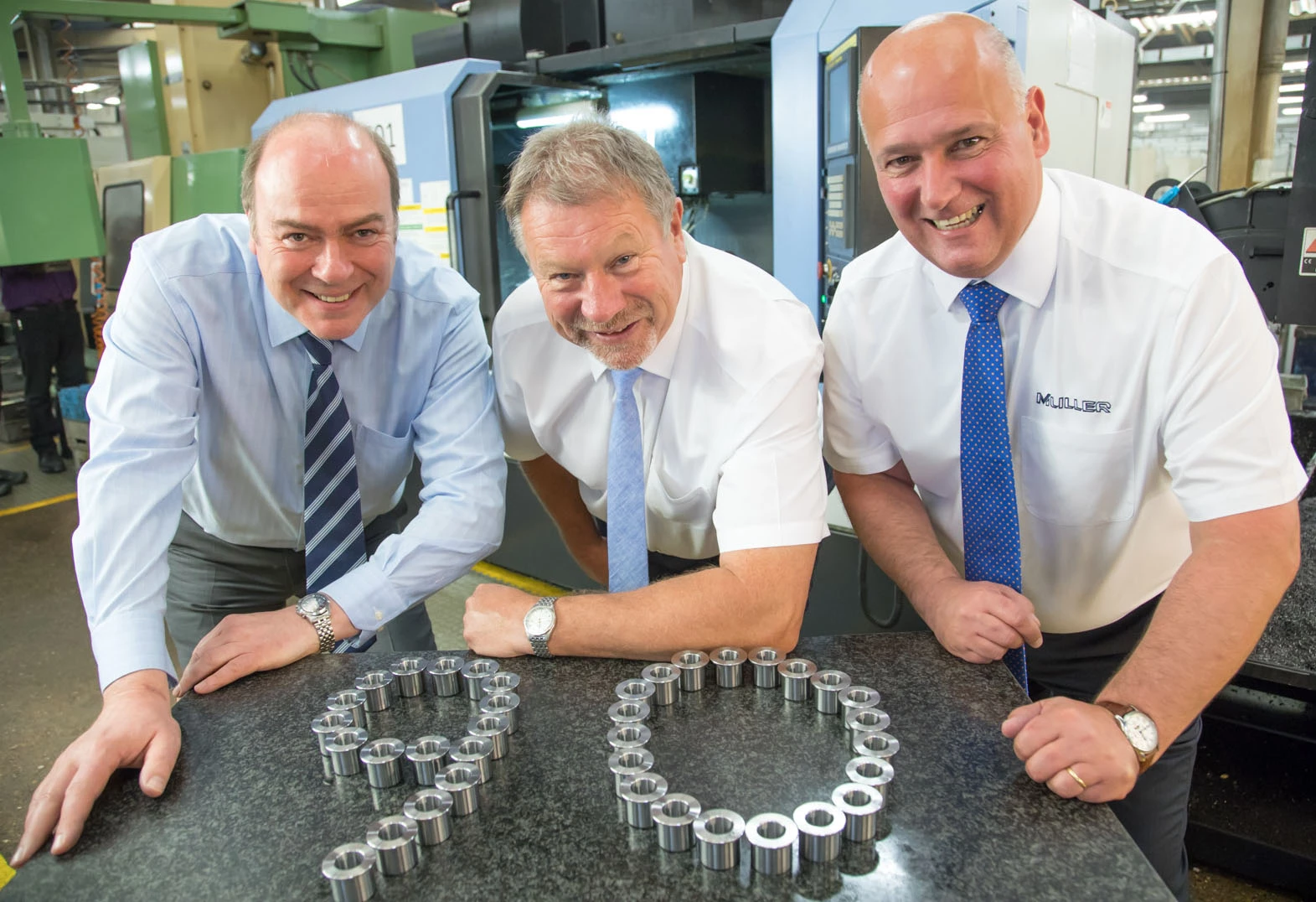 Adam Cunningham, Paul Bethell and Stephen Lock (all Muller Holdings)