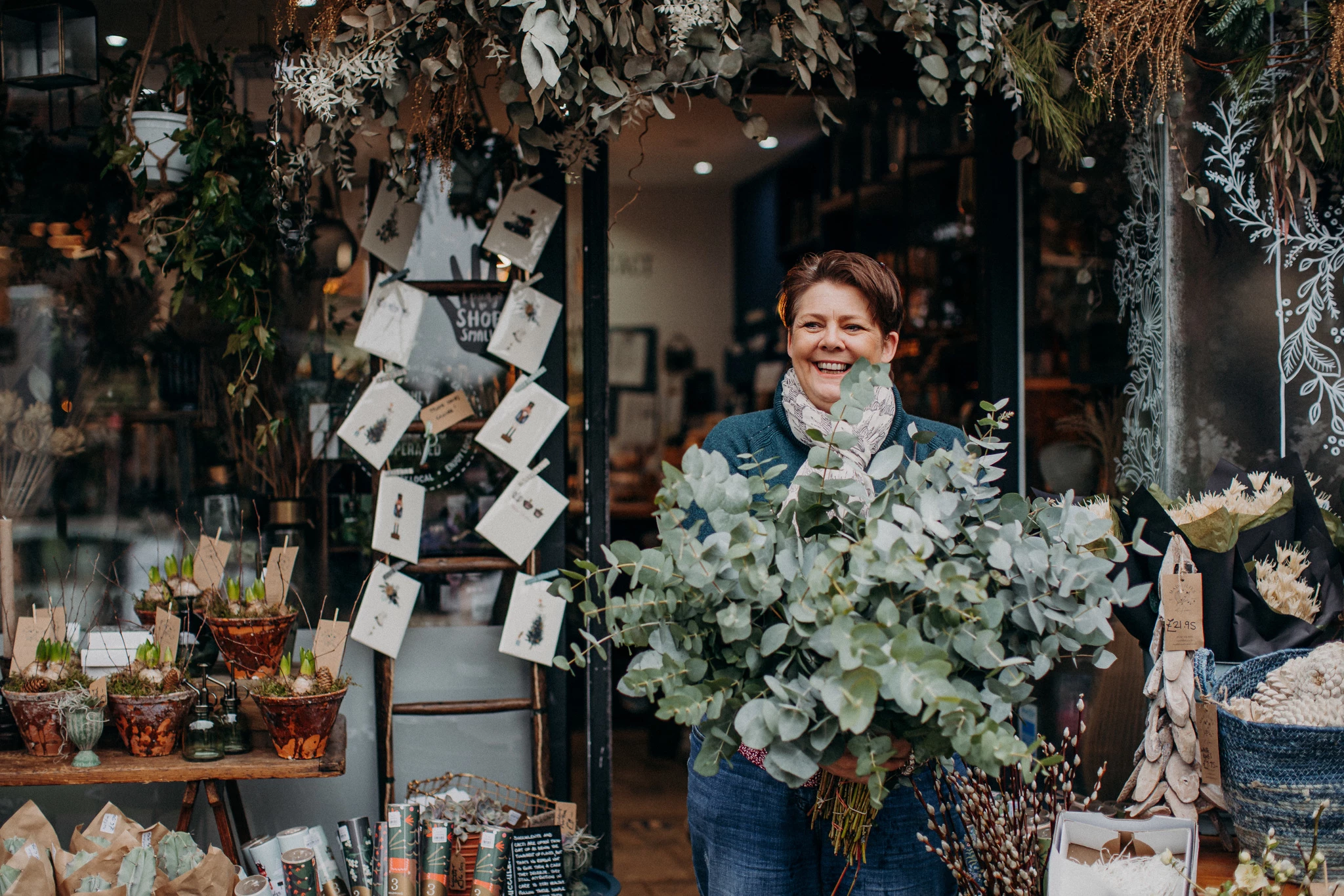 Alison Howe and her team at Banstead's Mad Lilies won 'High Street Hero' Small Award