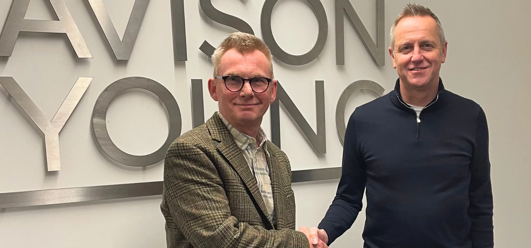 Gordon Hewling welcomes Mark McKelvey to Avison Young's Newcastle office.