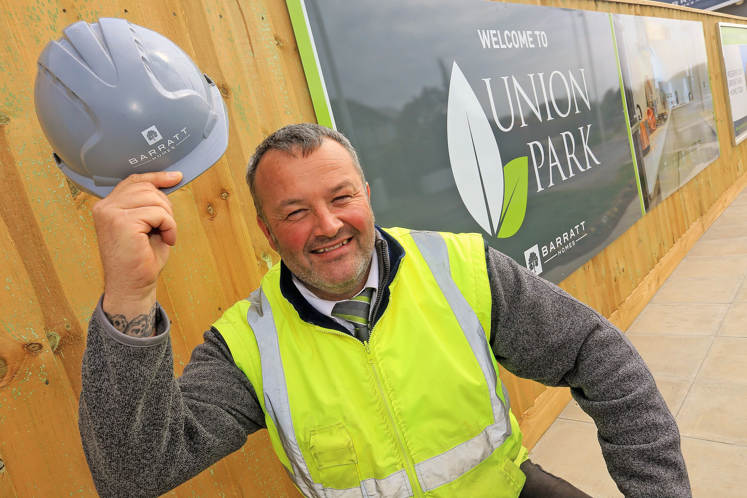 Graham Lamb Barratt Homes senior site manager for its Union Park development in Falmouth