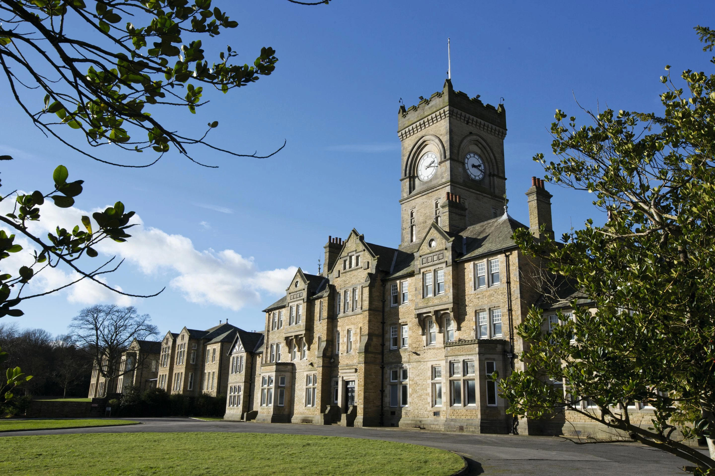The Clock Tower at the Chevin Park scheme in Menston