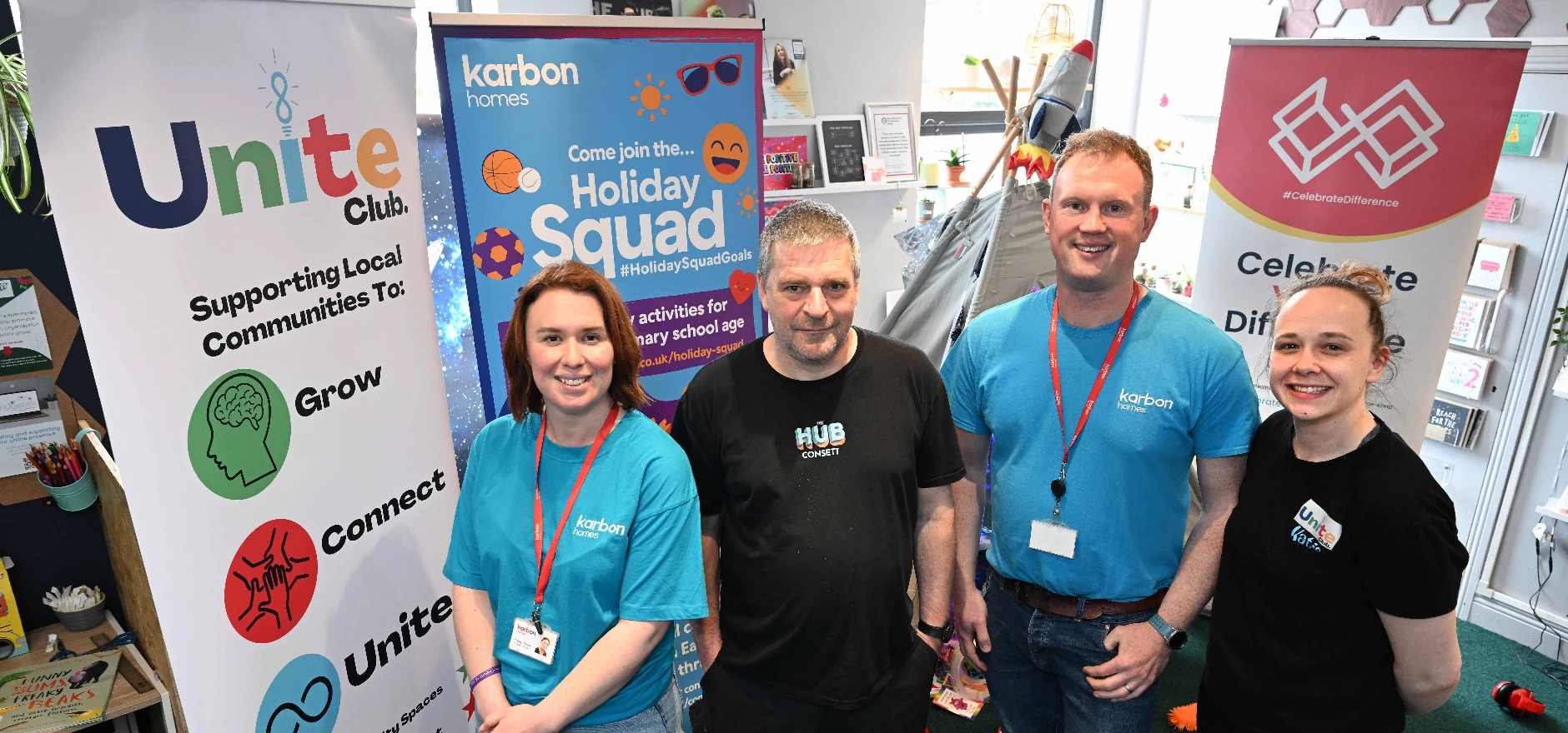 Image 1 L-R Stacey Dobson, Graham Martin, Paul Moralee and Katie Toner.JPG