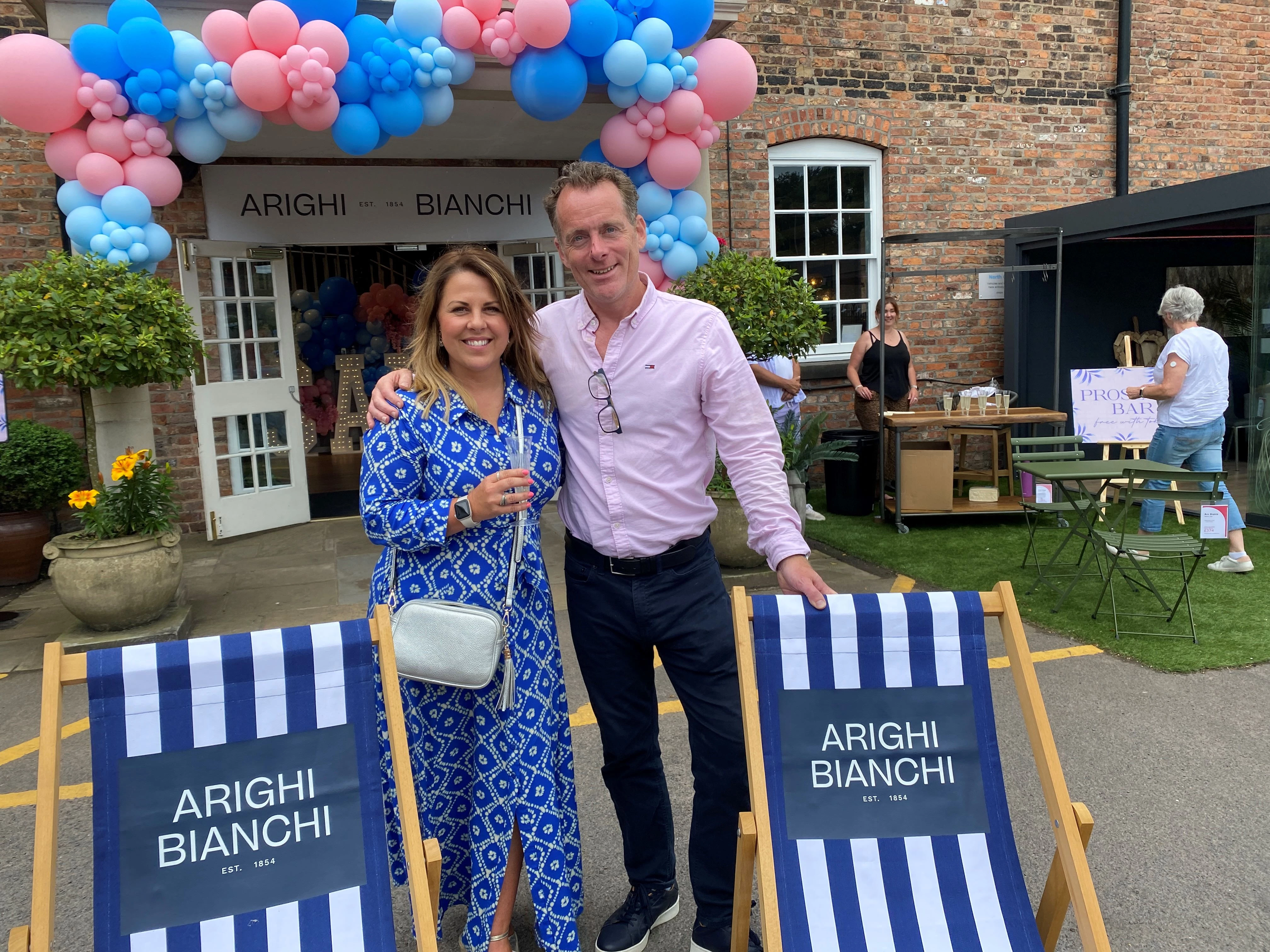 Chelsea Norris from Happy Radio and Nick Bianchi from Arighi Bianchi