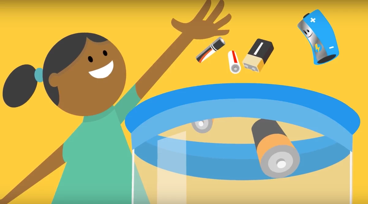 The video animation aims to boost awareness around battery recycling in the run up to Christmas