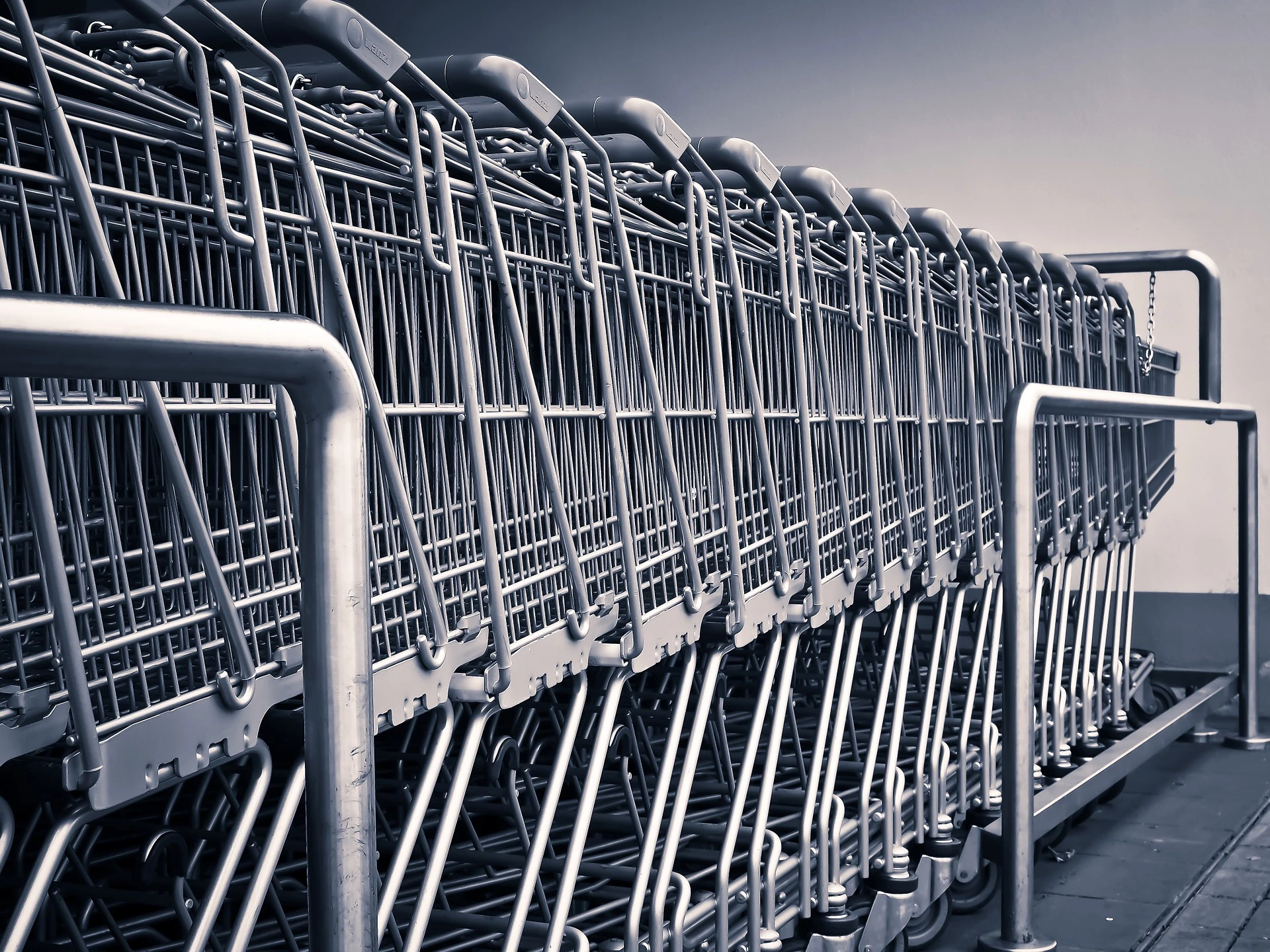 Shopping Trolleys Supermarket