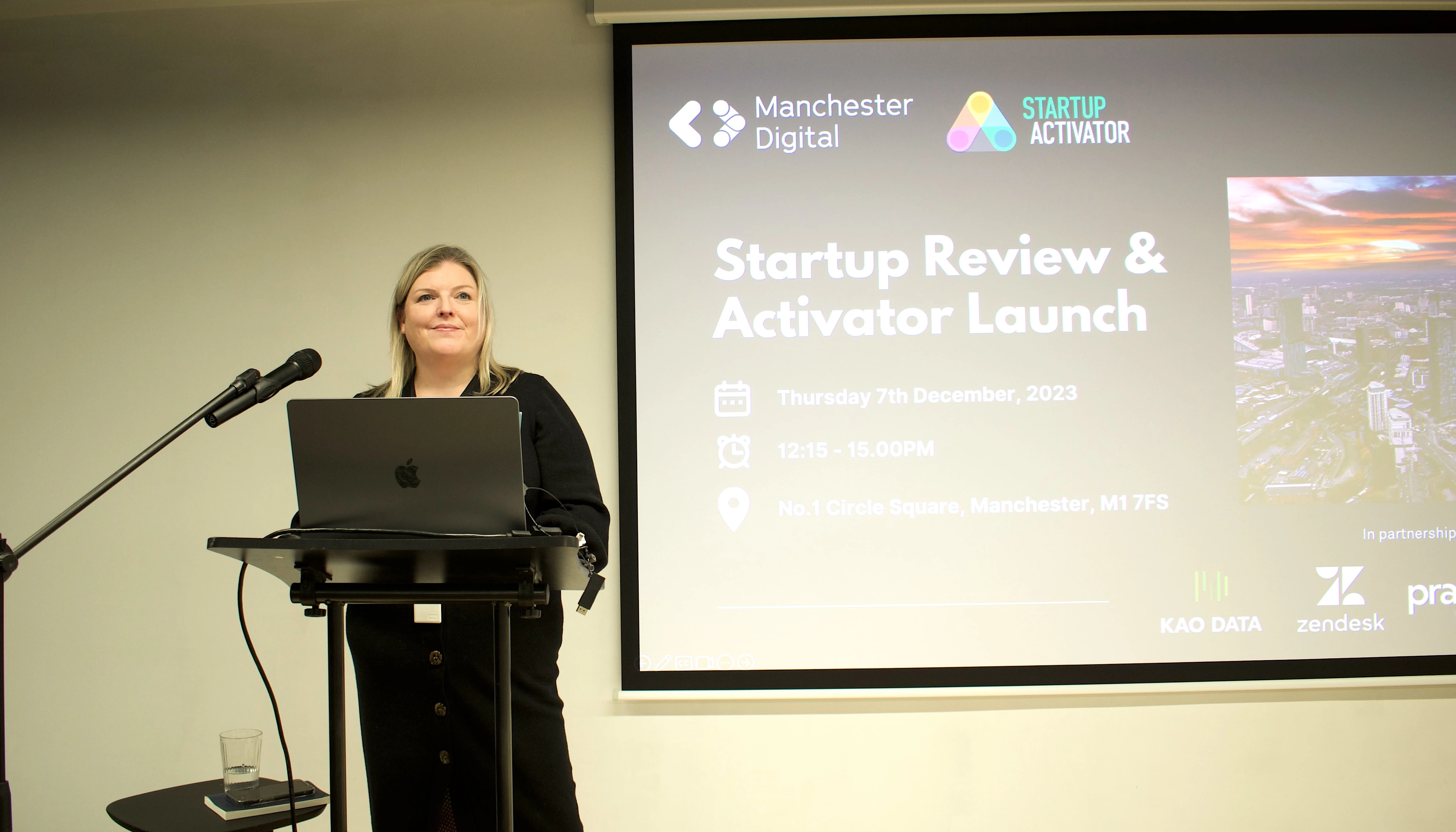 MD Katie Gallagher launches Manchester Digital's new Startup Activator programme