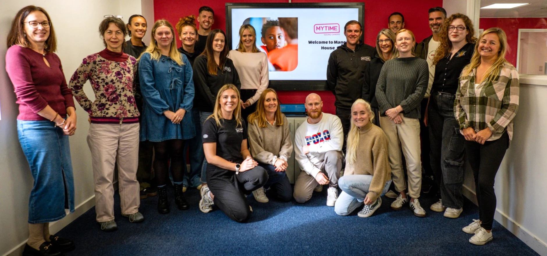 TEAM - MYTIME Young Carers at the charity's new premises in Poole, Dorset.jpg