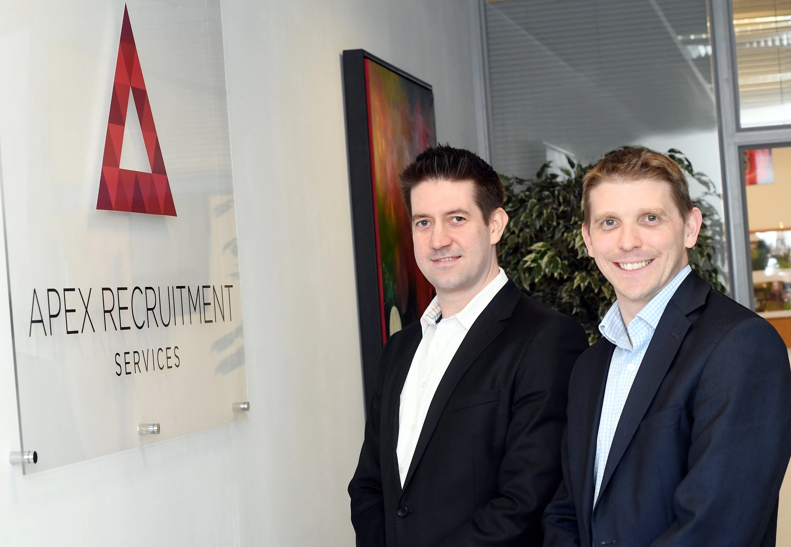 Left to right: Apex directors Richard Marchington and Neil Johnson