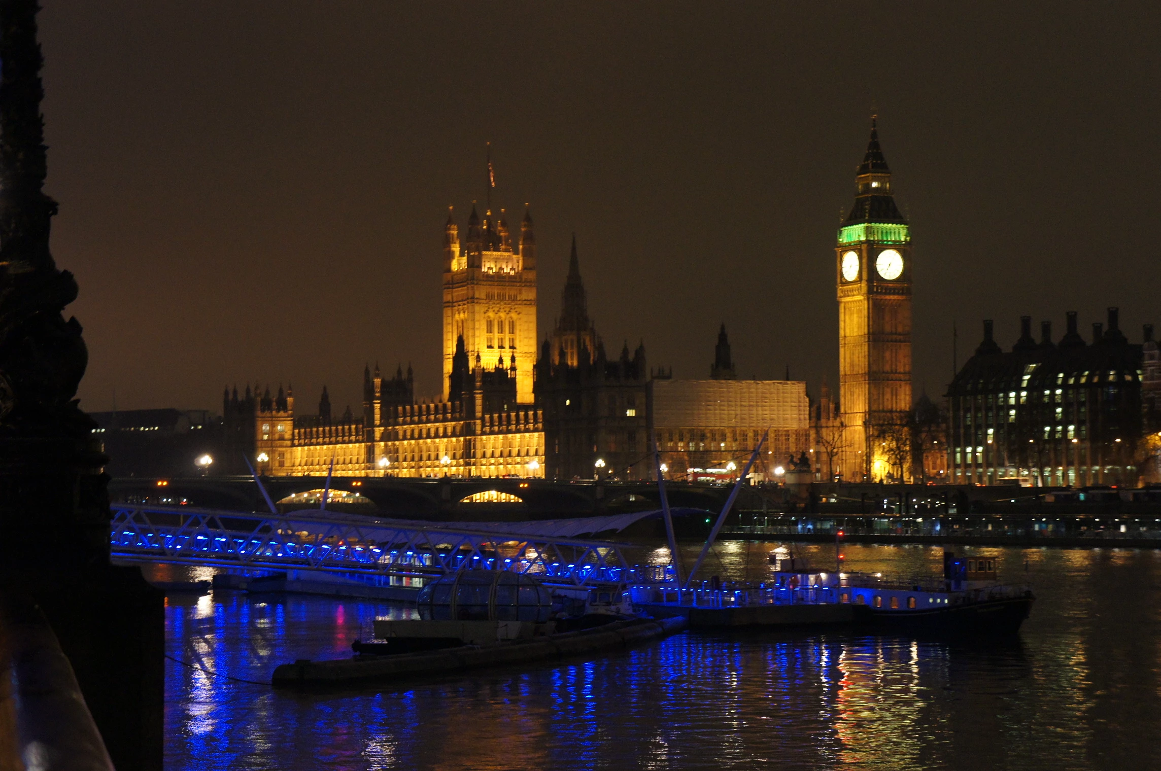 Parliament in winter