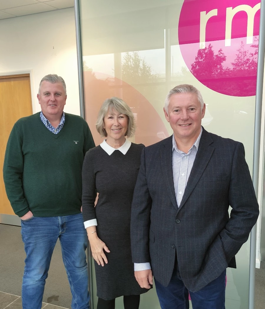 Stephen Slater, Maxine Pott and Mike Pott, directors of RMT Accountants & Business Advisors, the only DFK member in North East England and the host for the three day event