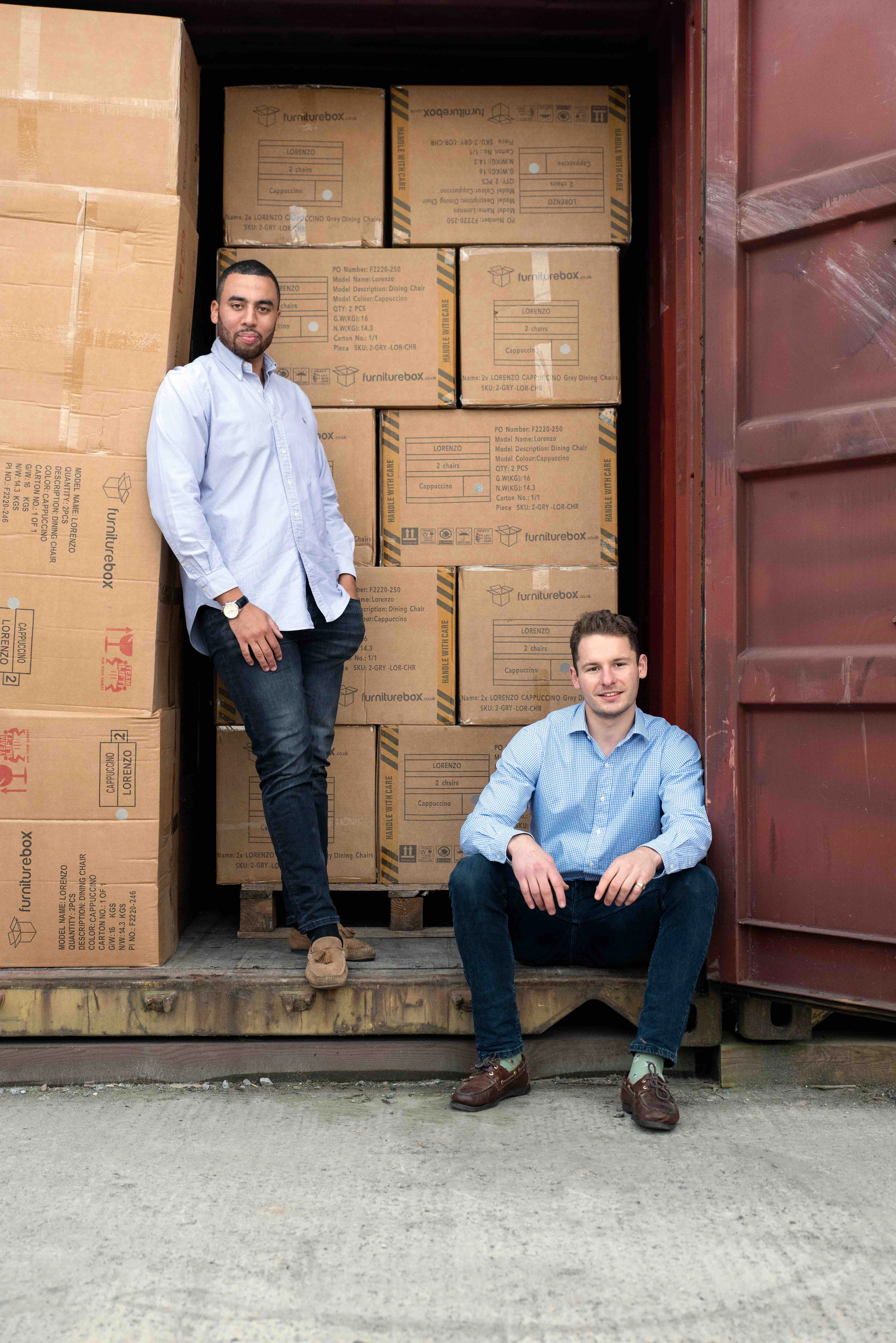 Furniturebox founders Dan Beckles and Monty George 
