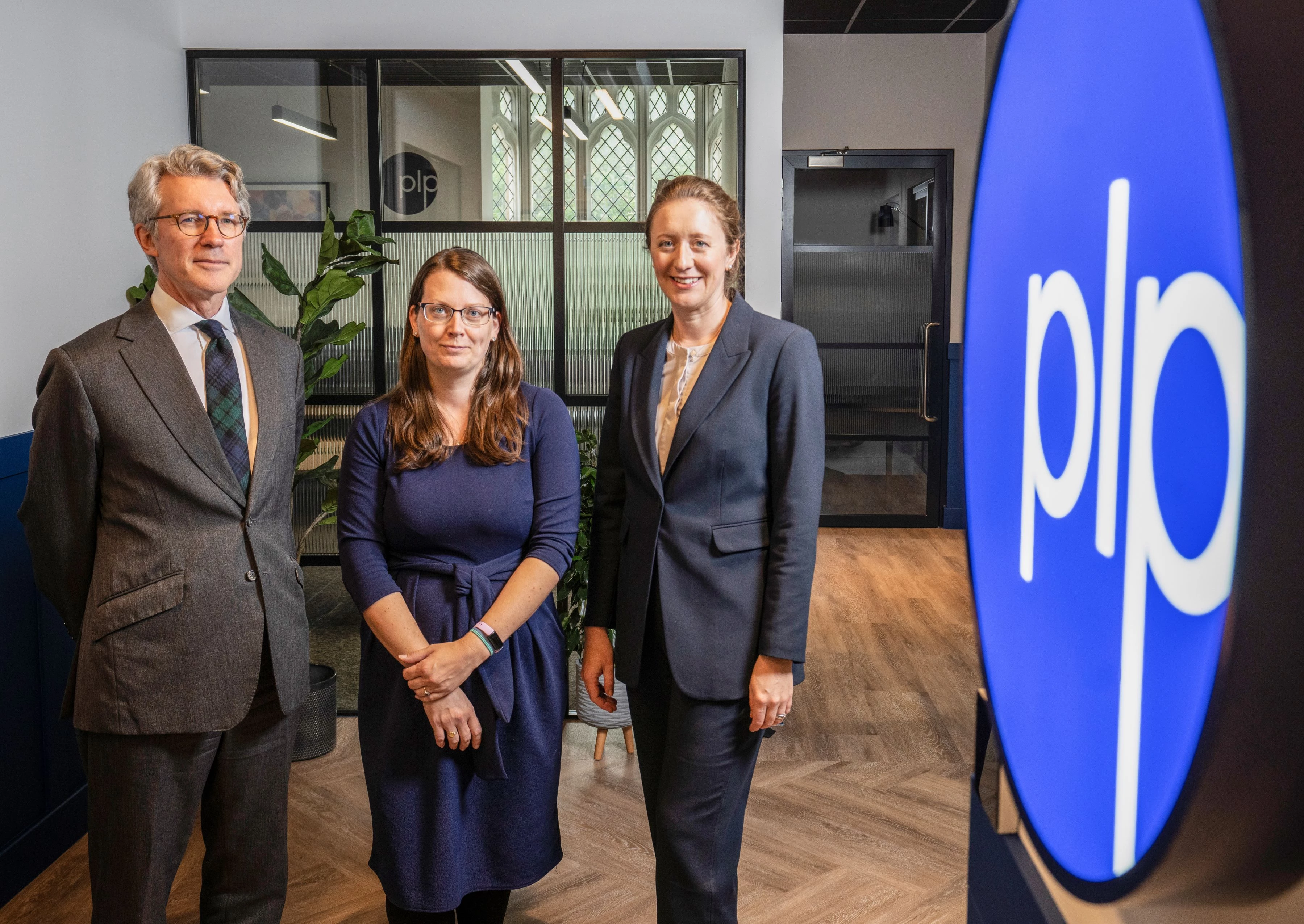 Parklane Plowden Chambers barrister Andrew Crouch, office manager Rachael Duck and barrister Claire Millns.
